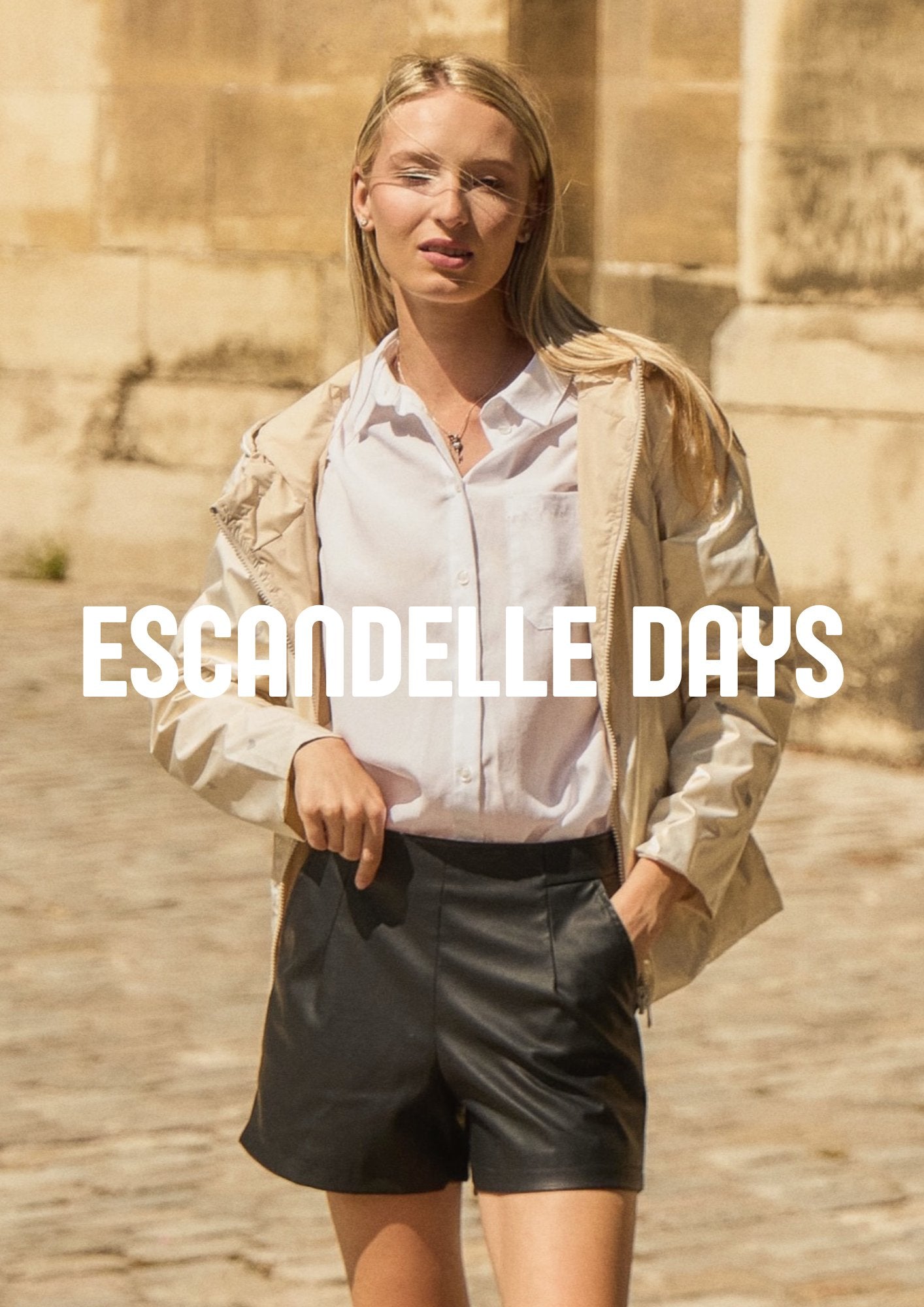 parka réversible femme paris veste de pluie coupe-vent à motifs imprimé coeur, soldes, promotions, prix doux, escandelle days