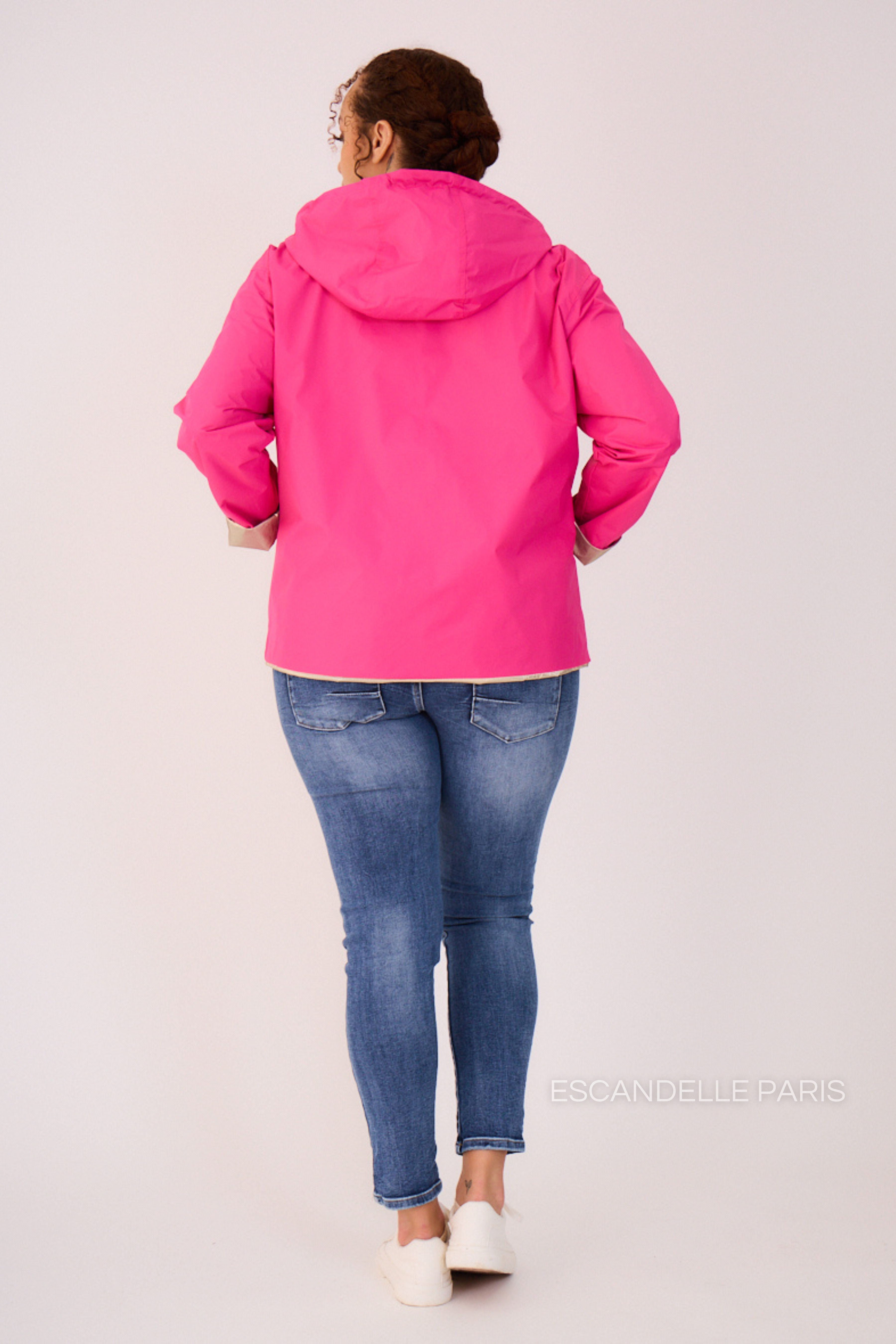 ABRIL - Parka corta reversible