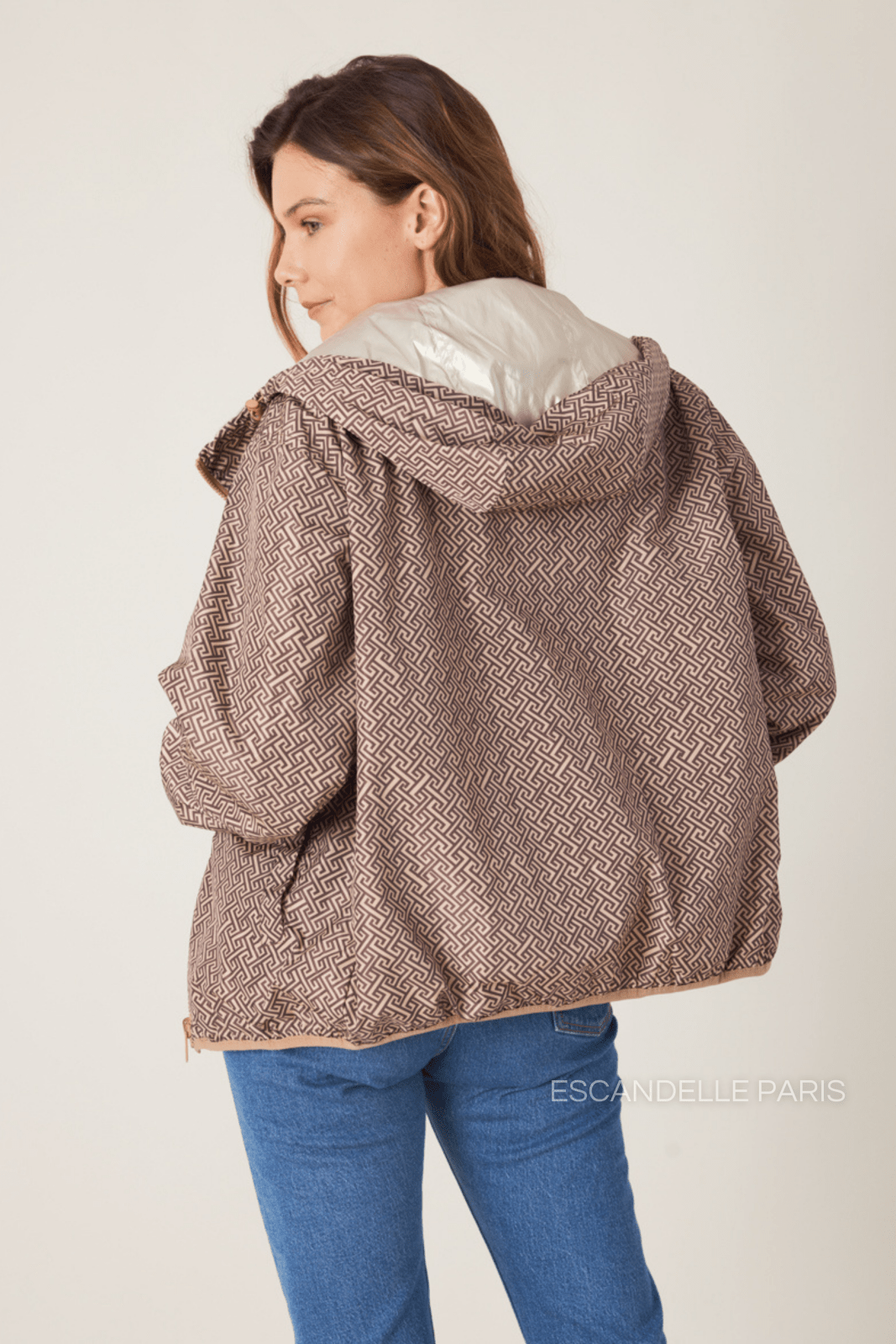 LILOU - Parka Taupe - Escandelle (Vue de dos)
#couleur_taupe