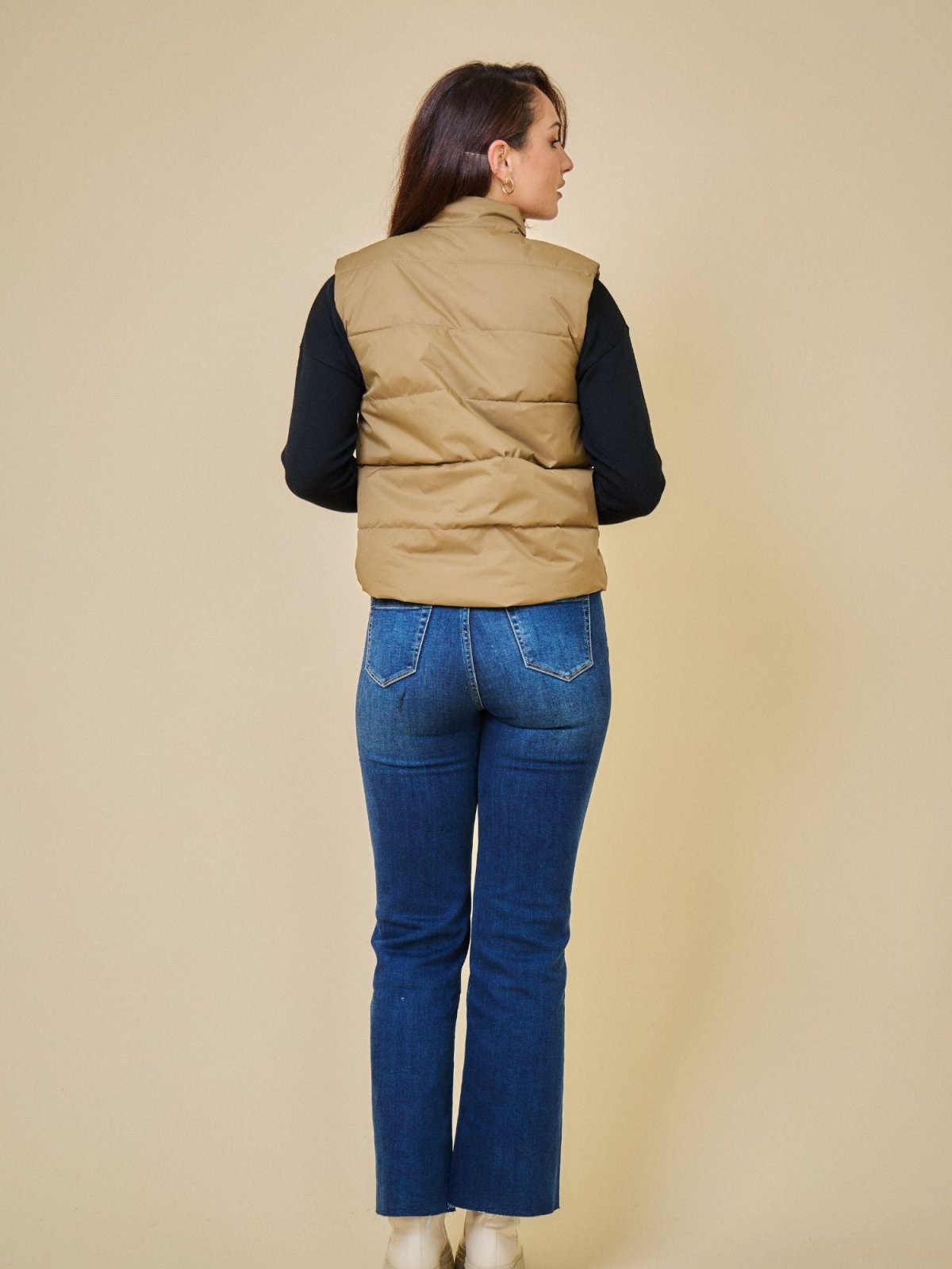 LUNA - Doudoune Taupe - Escandelle (Vue de dos)
#couleur_taupe