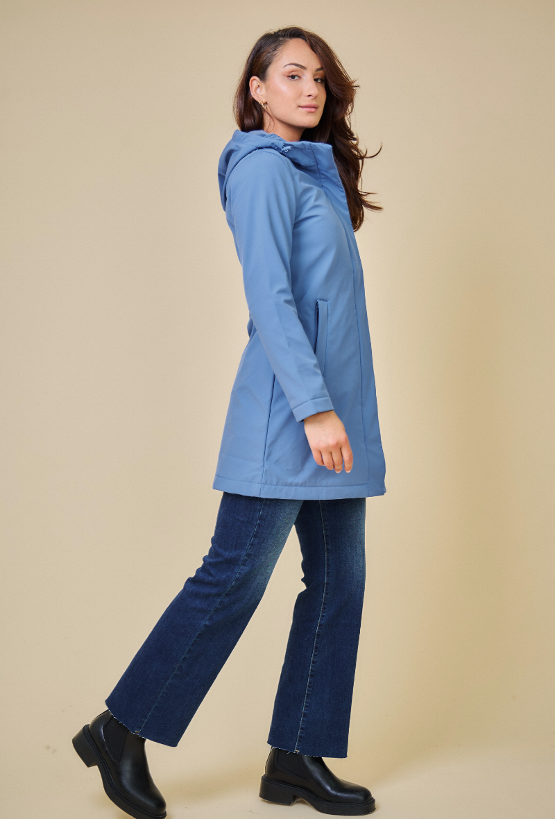 SIENA - Parka Softshell impermeable de longitud media