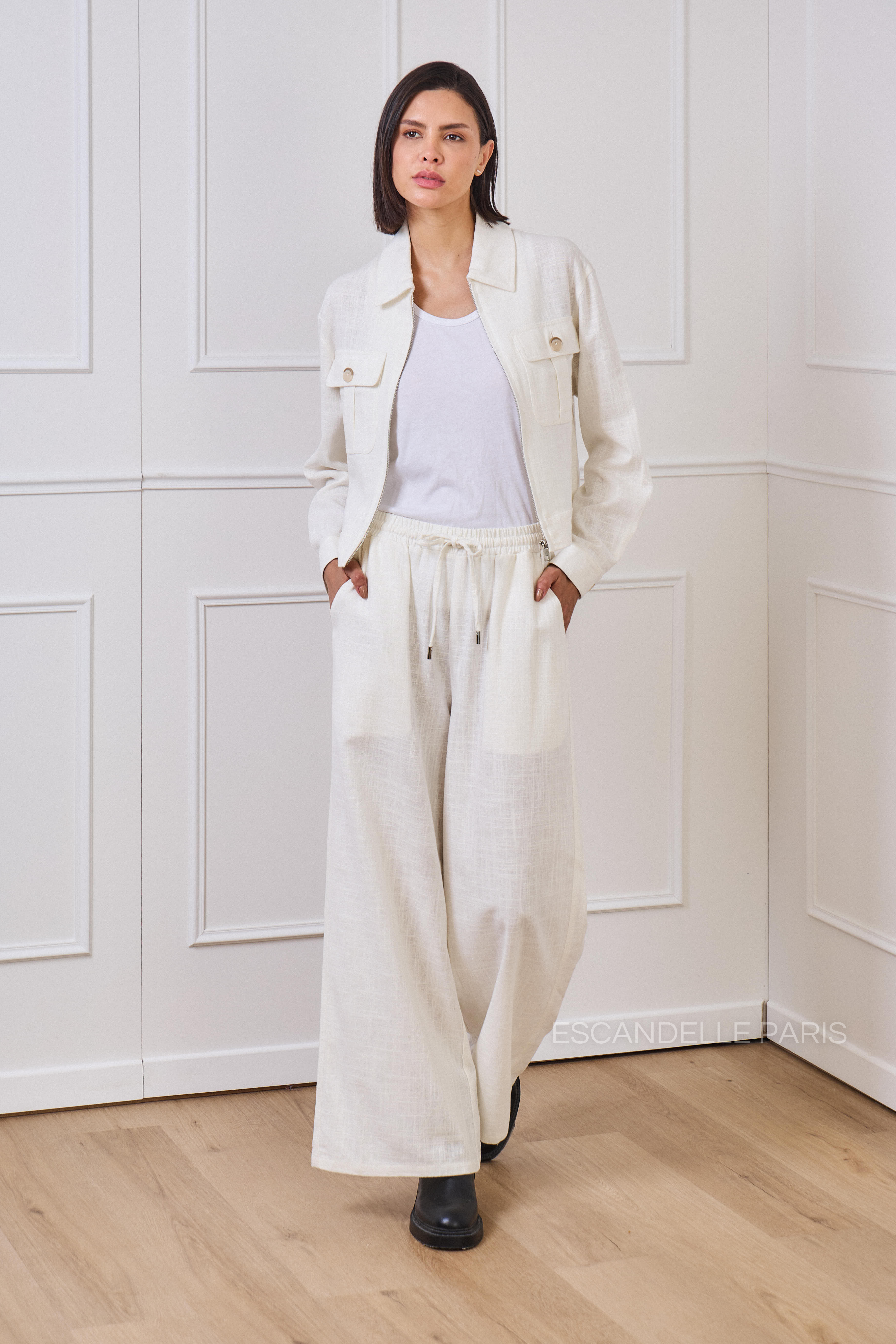 IMANI - Flowing linen pants