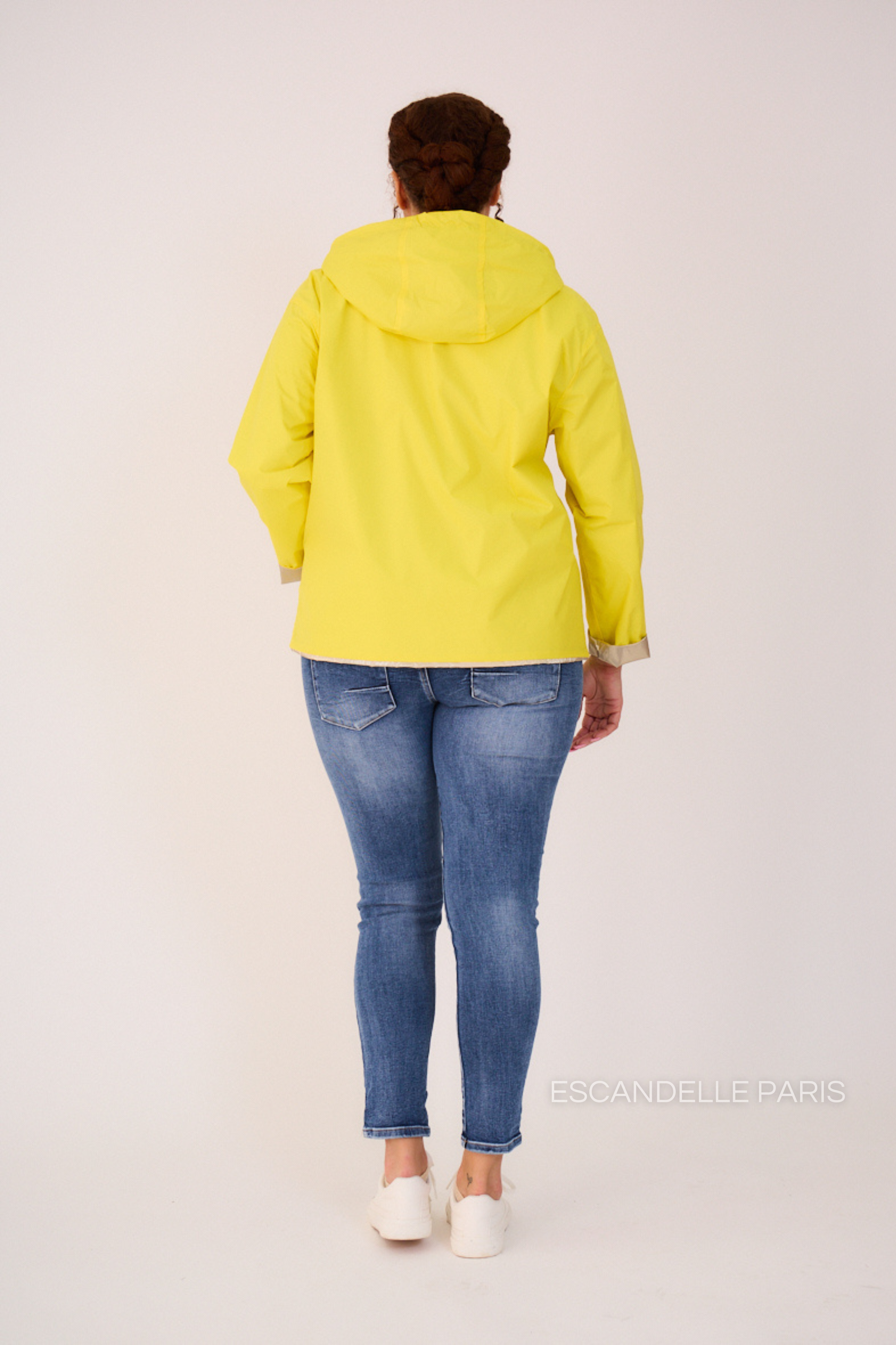 ABRIL - Parka corta reversible