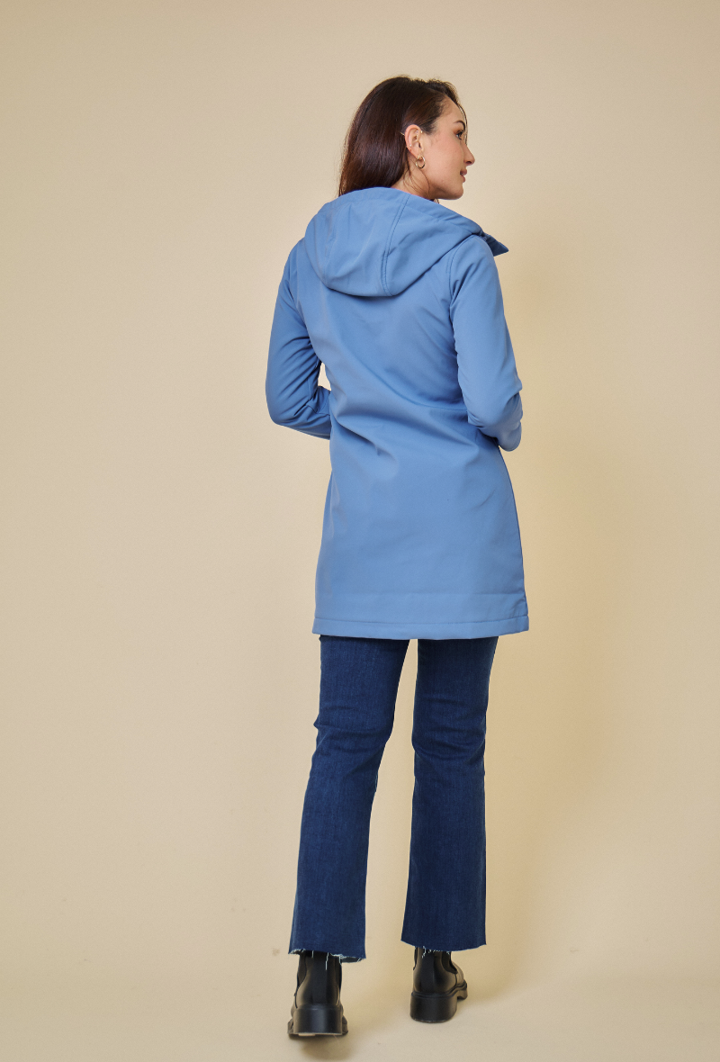 SIENA - Parka Softshell impermeable de longitud media