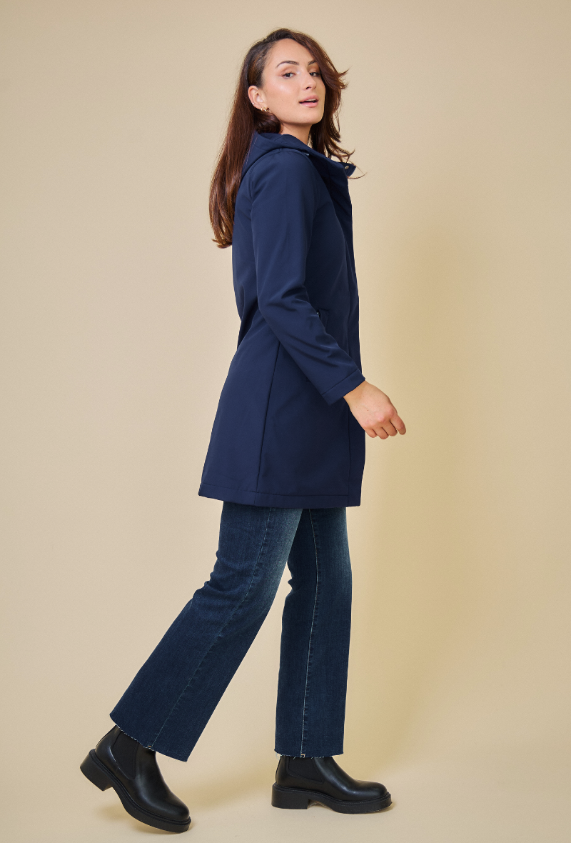 SIENA - Parka Softshell impermeable de longitud media