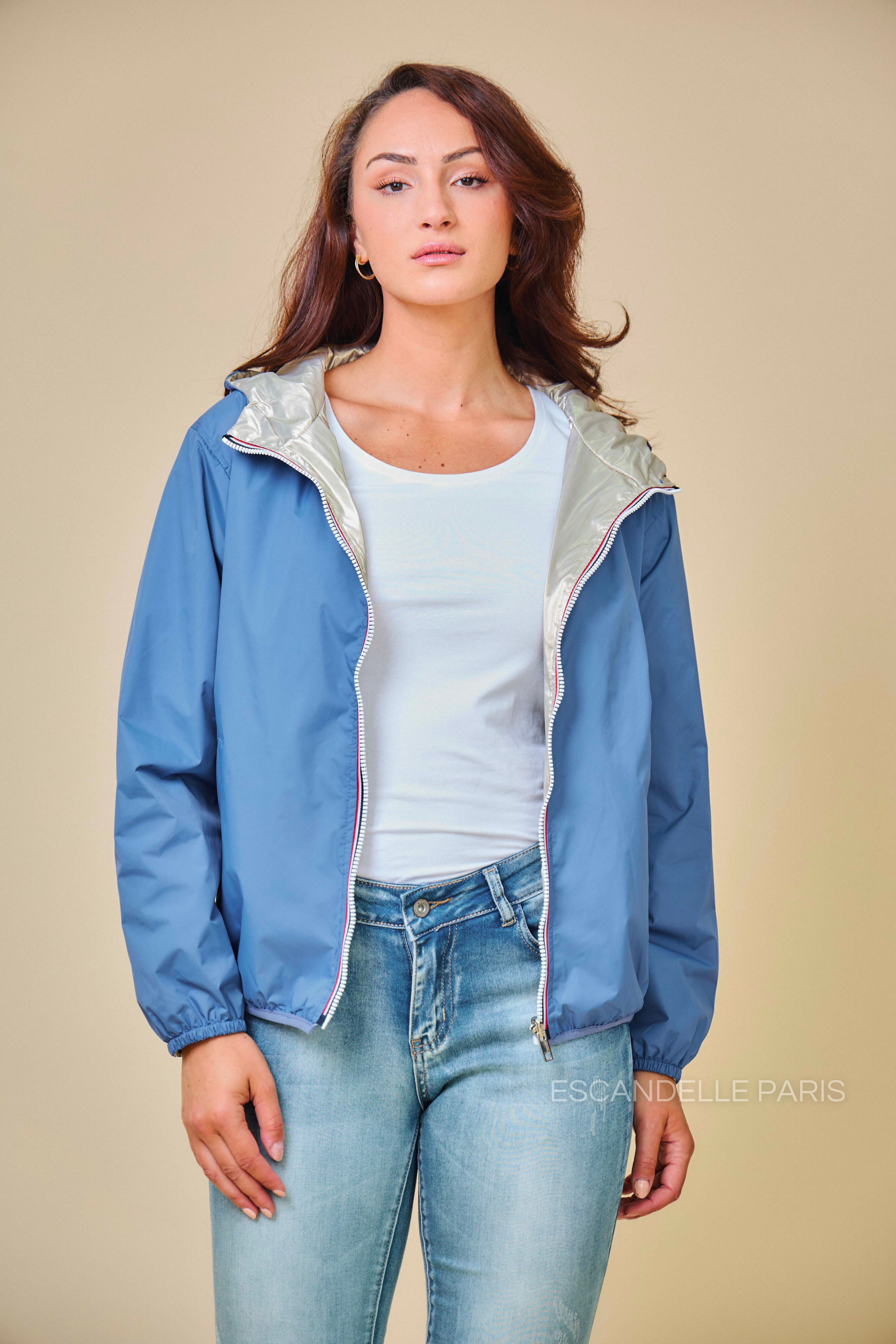 NAÉ - Parka corta impermeable reversible