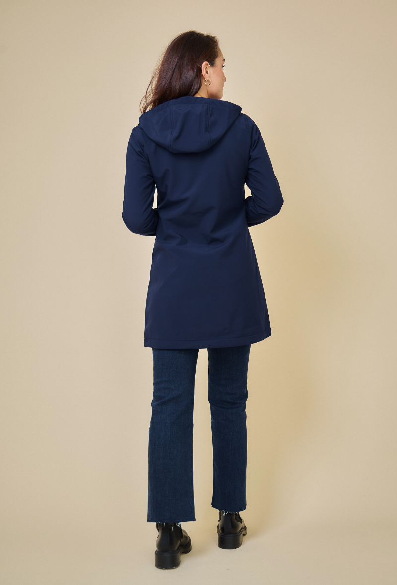 SIENA - Parka Softshell impermeable de longitud media