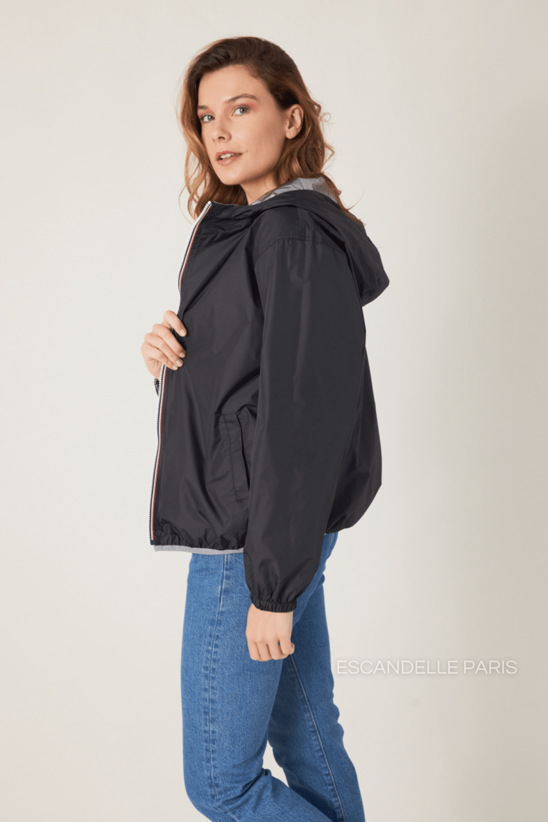 NAÉ - Parka Noir - Escandelle (Vue de profil gauche)
#couleur_noir