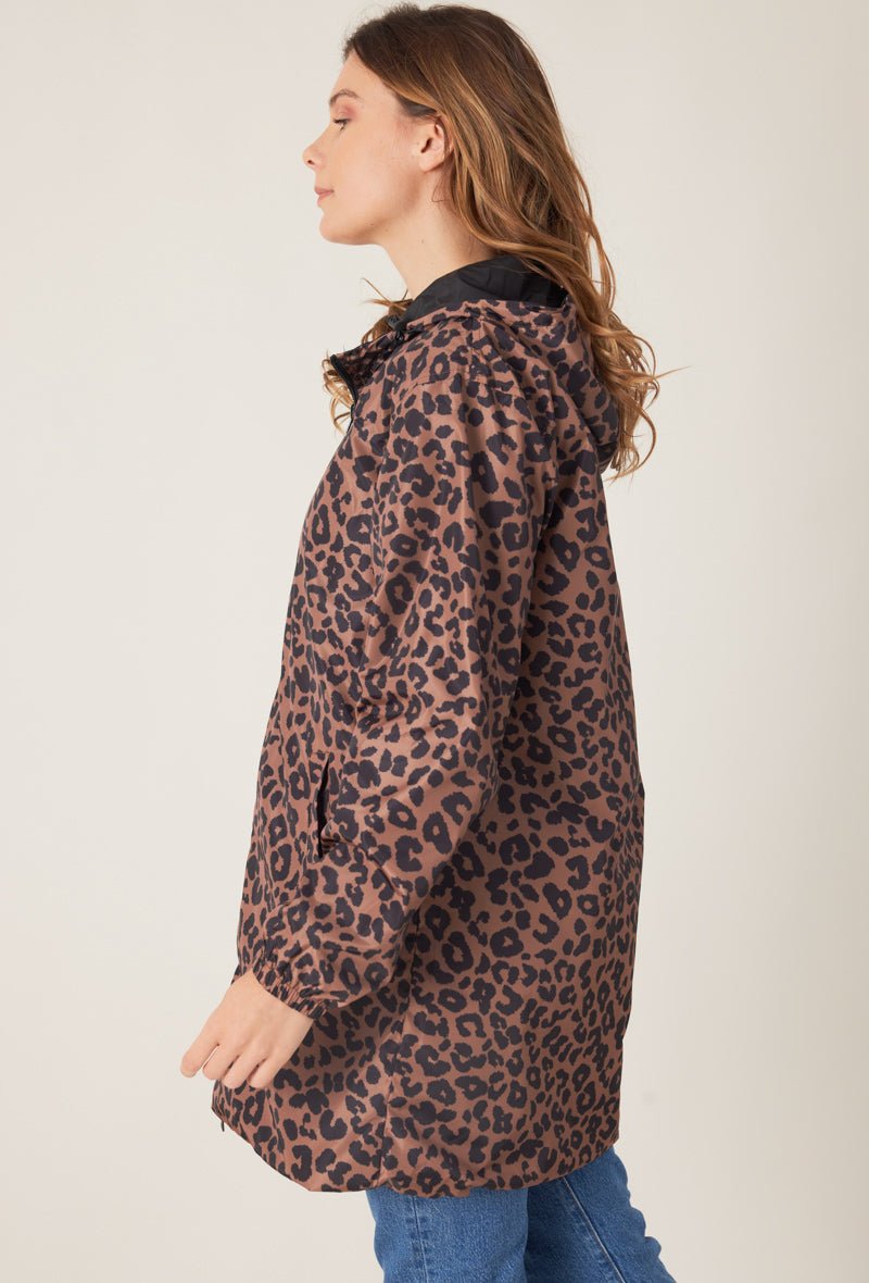 JORDIE - Parka Choco - Escandelle (Vue de profil gauche)
#couleur_choco