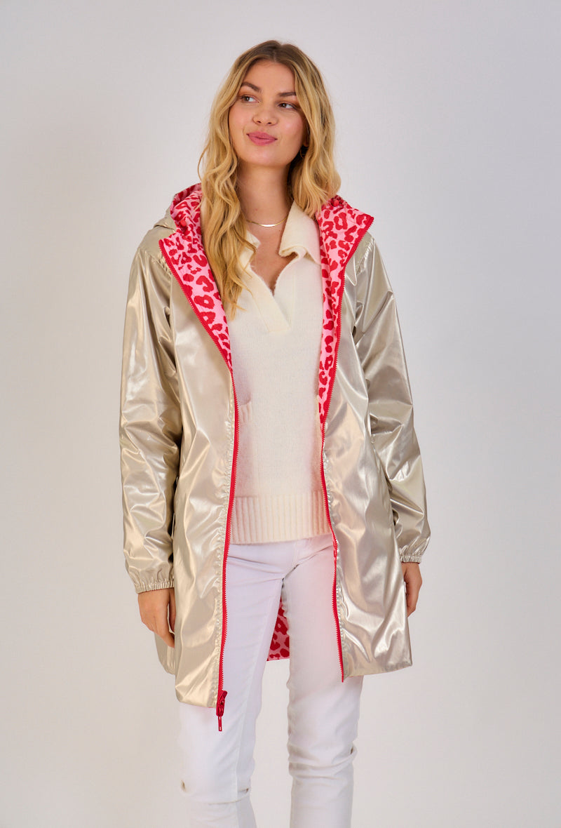 Nouveautés manteaux femme imprimé léopard doré
#couleur_rouge