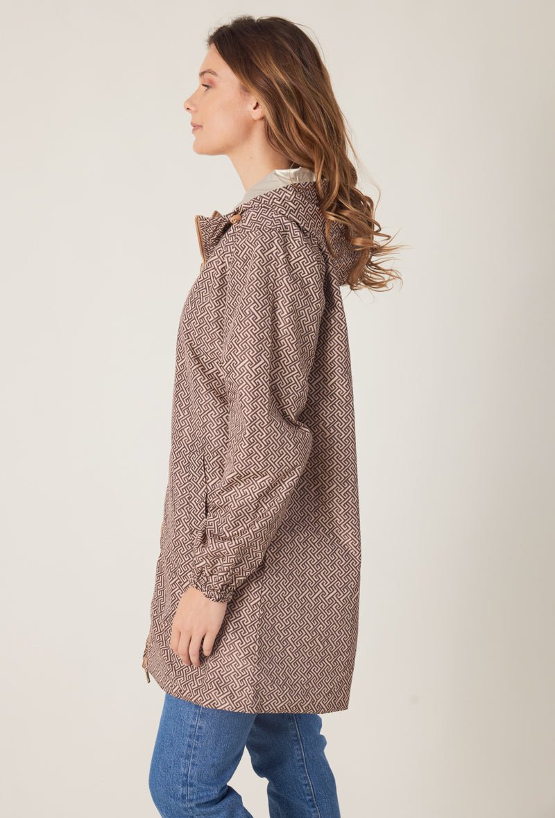 LINA - Parka Taupe - Escandelle (Vue de profil gauche)
#couleur_taupe