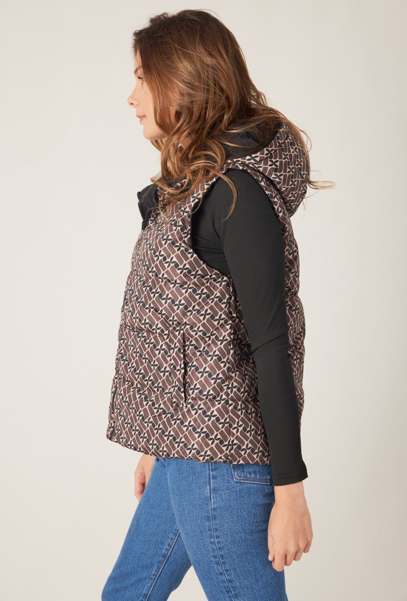 ELO - Doudoune Taupe - Escandelle (Vue de profil gauche)
#couleur_taupe