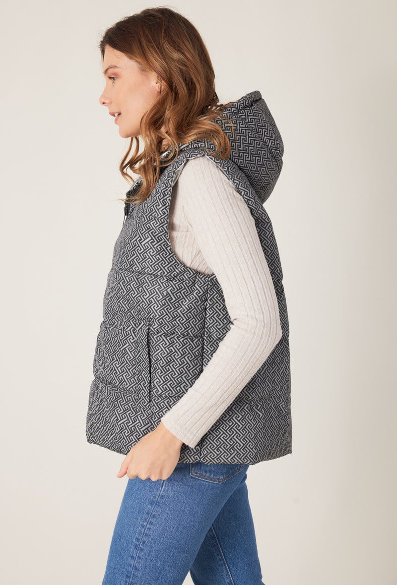 ELI - Doudoune Gris - Escandelle (Vue de profil gauche)
#couleur_gris