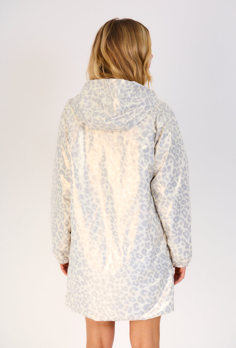 Manteau réversible style ciré mode dos
