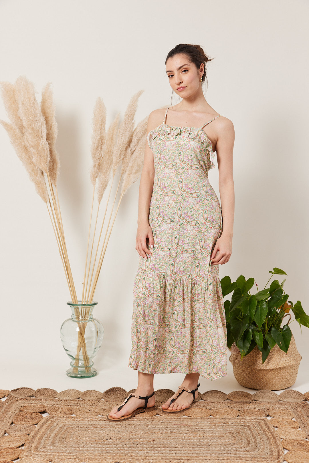 Long backless dress