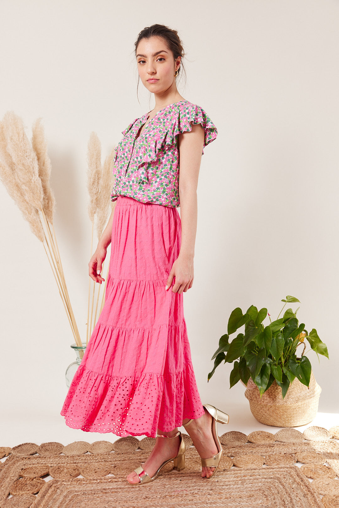 top Liberty con volantes