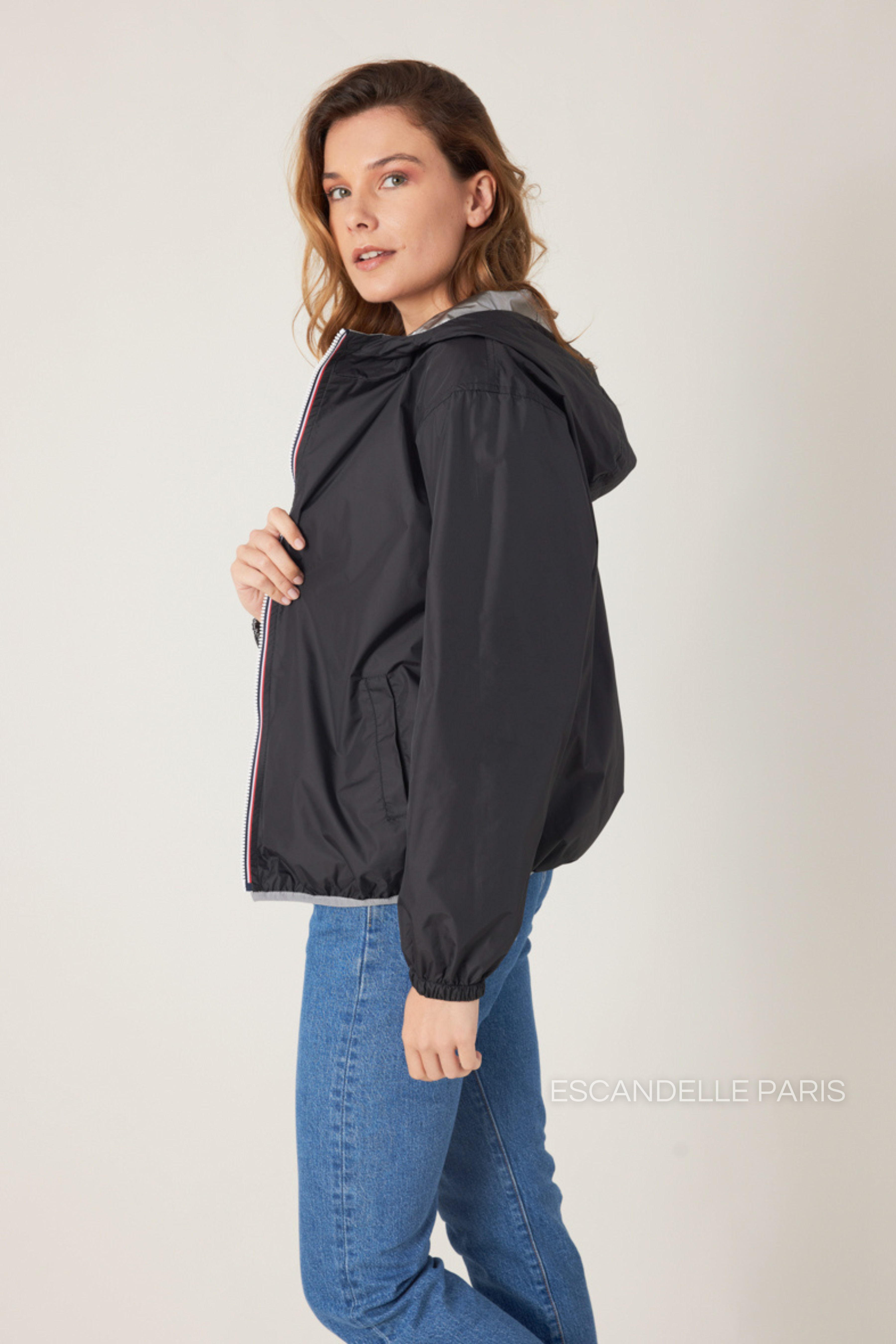 NAÉ - Parka corta impermeable reversible