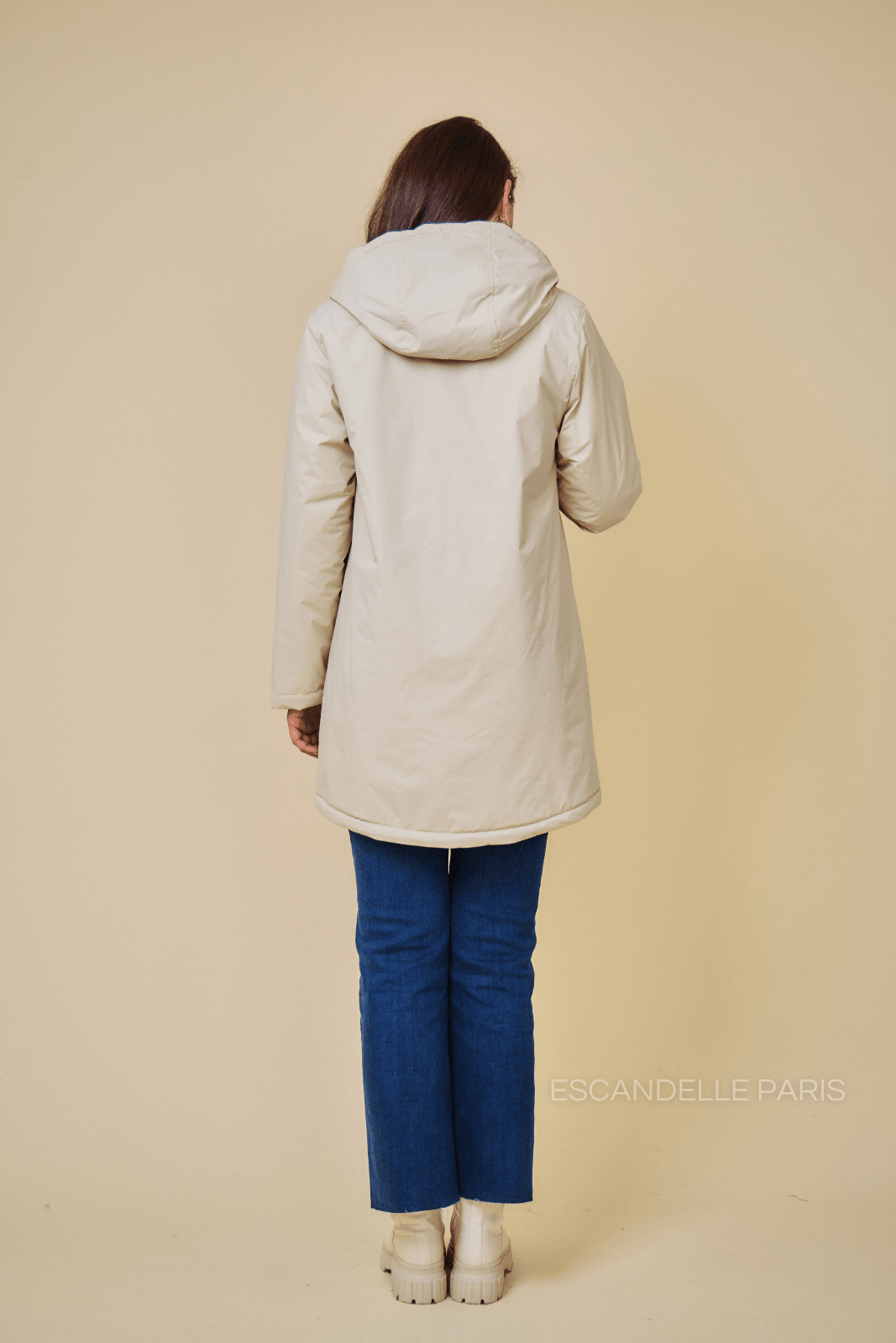 SOL - Parka Beige - Escandelle (Vue de dos)
#couleur_beige