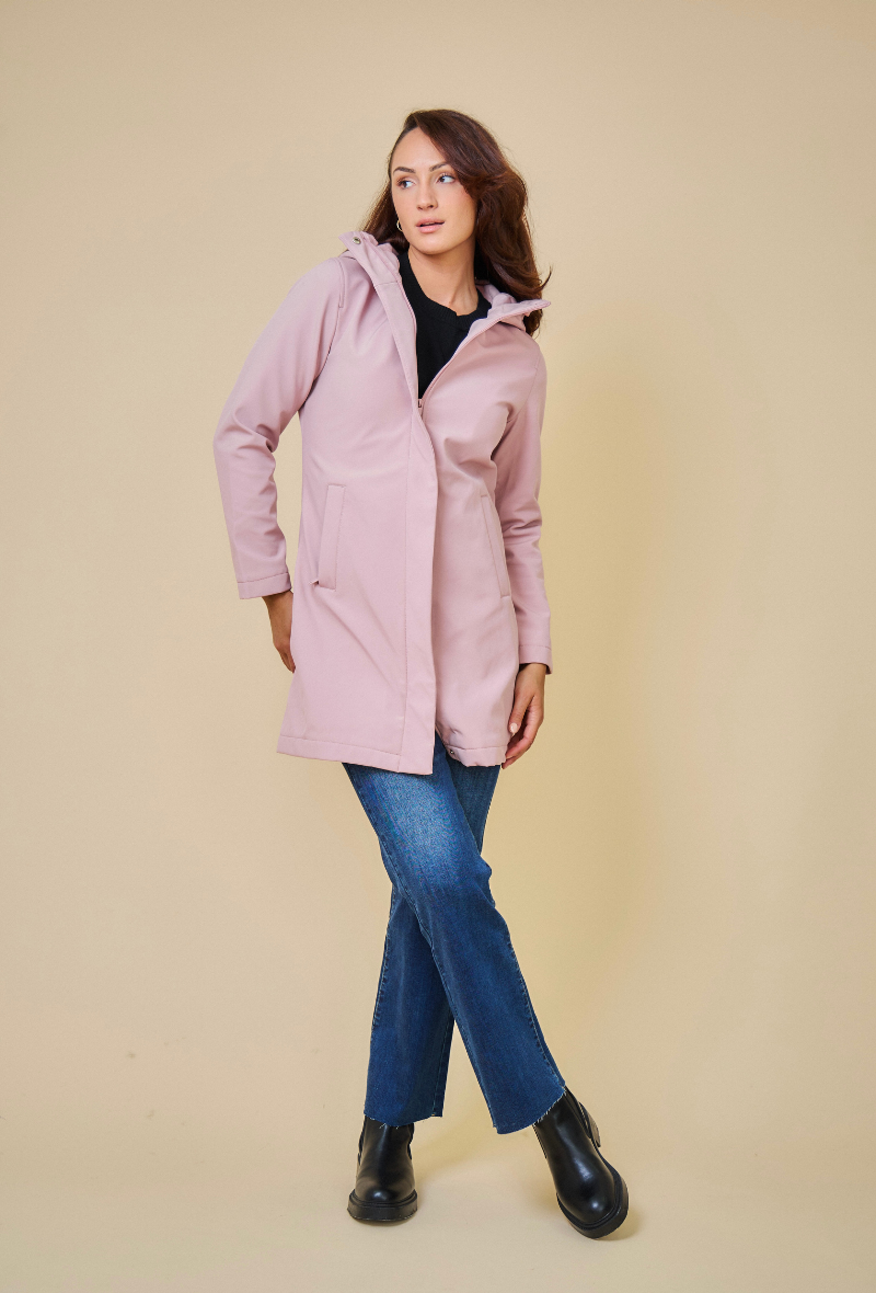 SIENA - Parka Softshell impermeable de longitud media