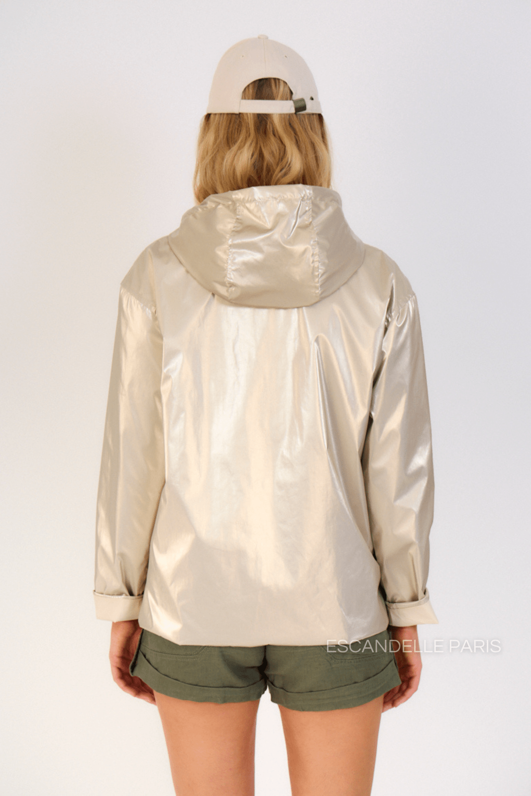 APRIL - Parka Beige - Escandelle (Vue de dos)
#couleur_beige