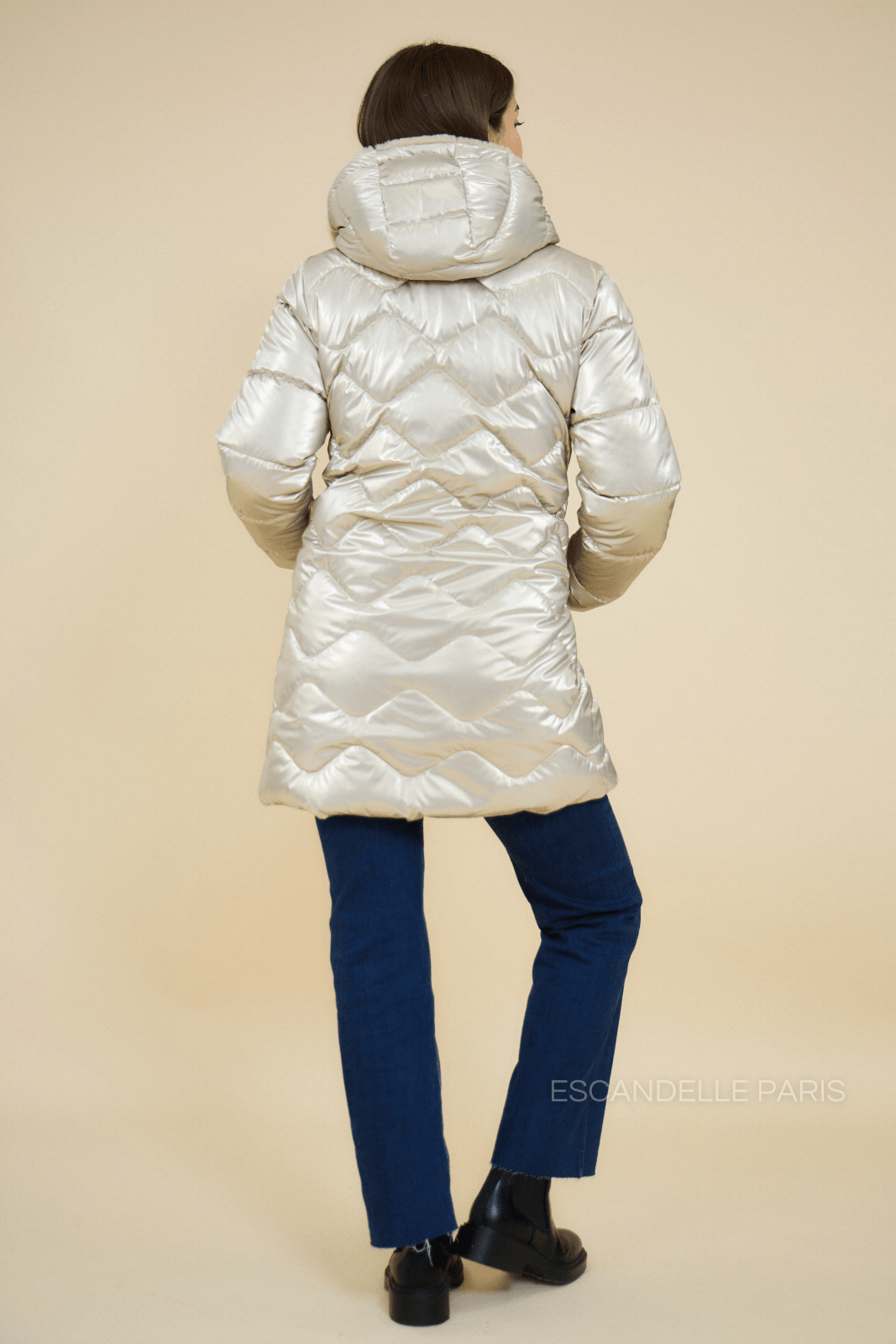 BILLIE - Doudoune Or - Escandelle (Vue de dos)
#couleur_or