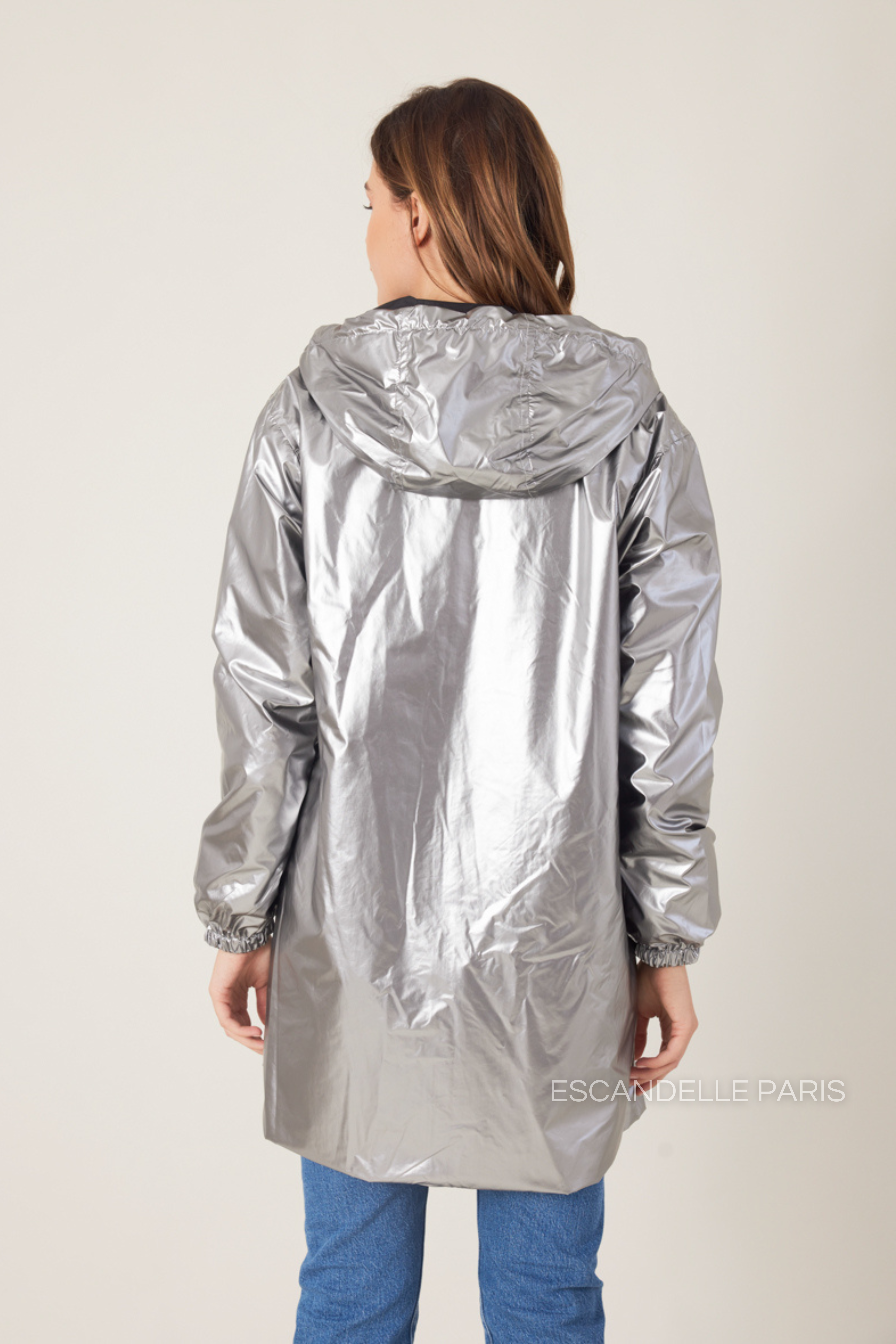PARIS - Parka impermeable y reversible de longitud media