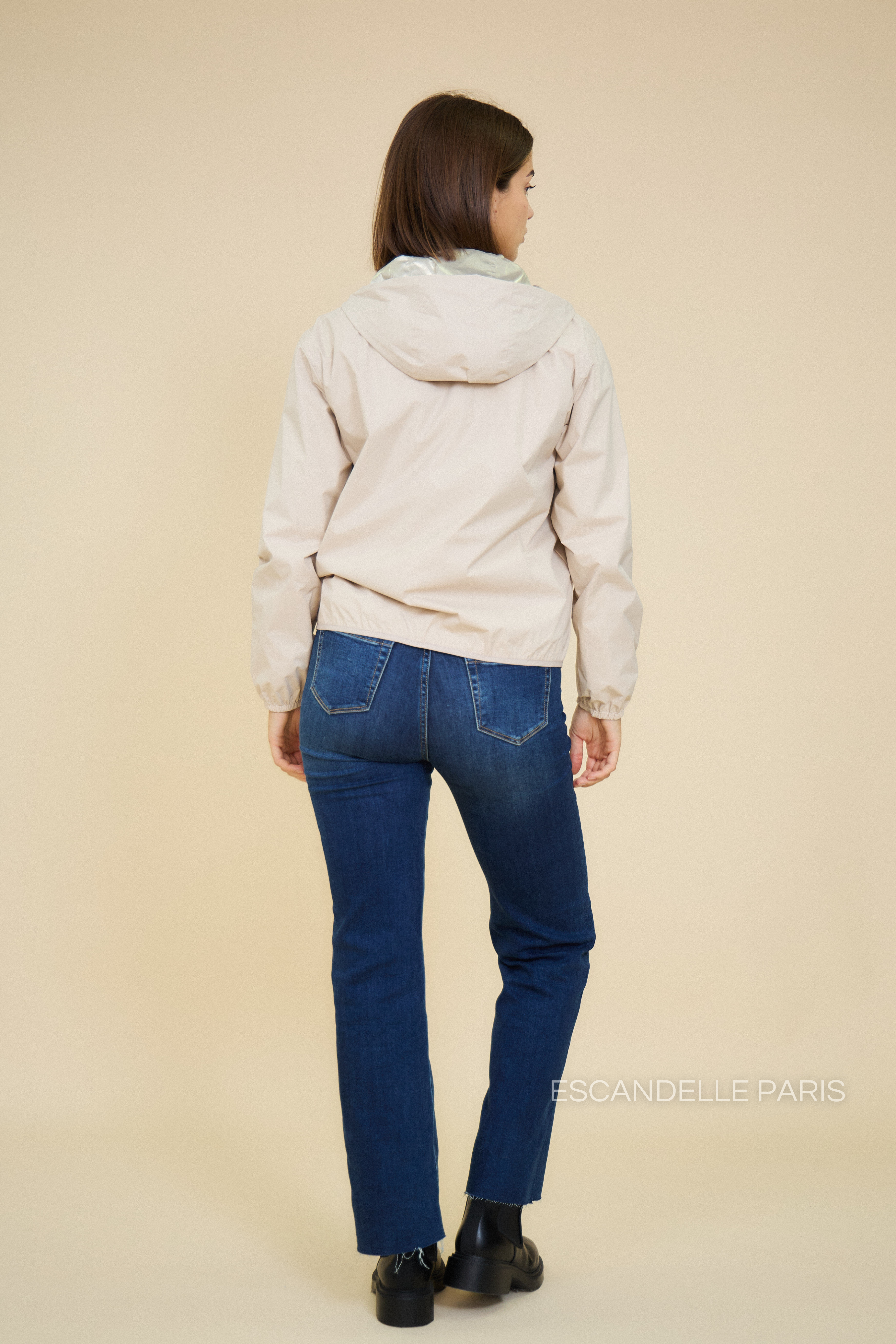 NAÉ - Parka corta impermeable reversible