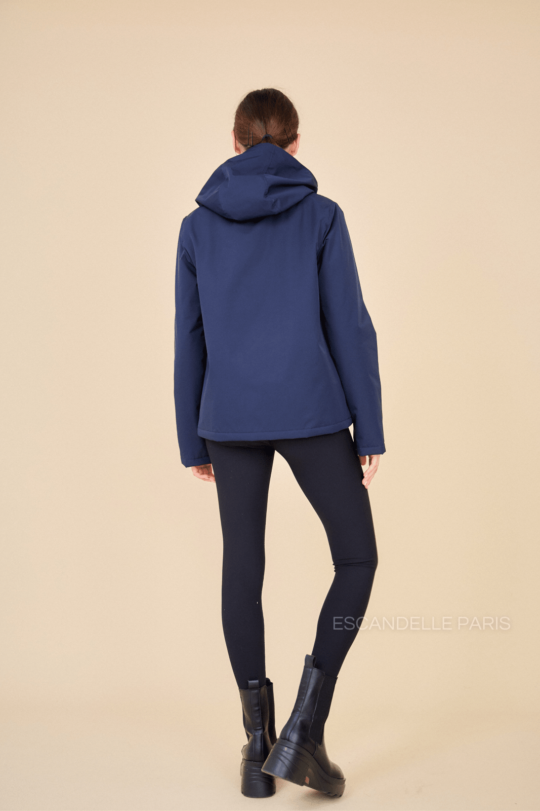 ADÈLE - Parka Marine - Escandelle (Vue de dos)
#couleur_navy