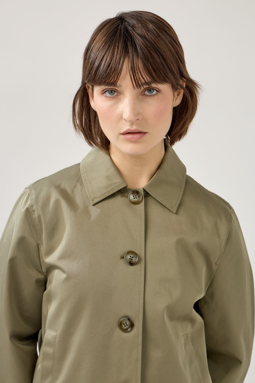 DELANEY - Veste Kaki - Escandelle (Gros plan sur les détails et matières)
#couleur_kaki