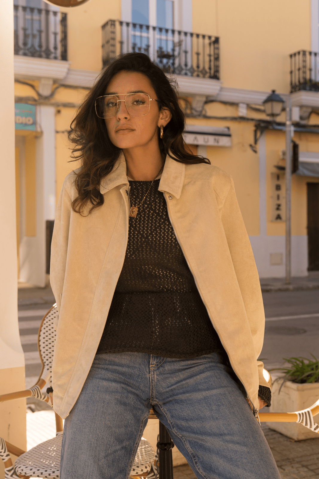 ROSERA - Veste Beige - Escandelle (Vue de face - portrait)
#couleur_beige