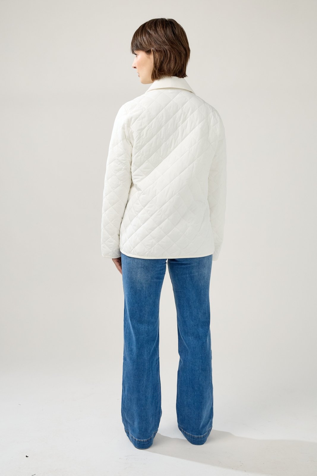 RAVELLE - Veste Blanc - Escandelle (Vue de dos)
#couleur_blanc