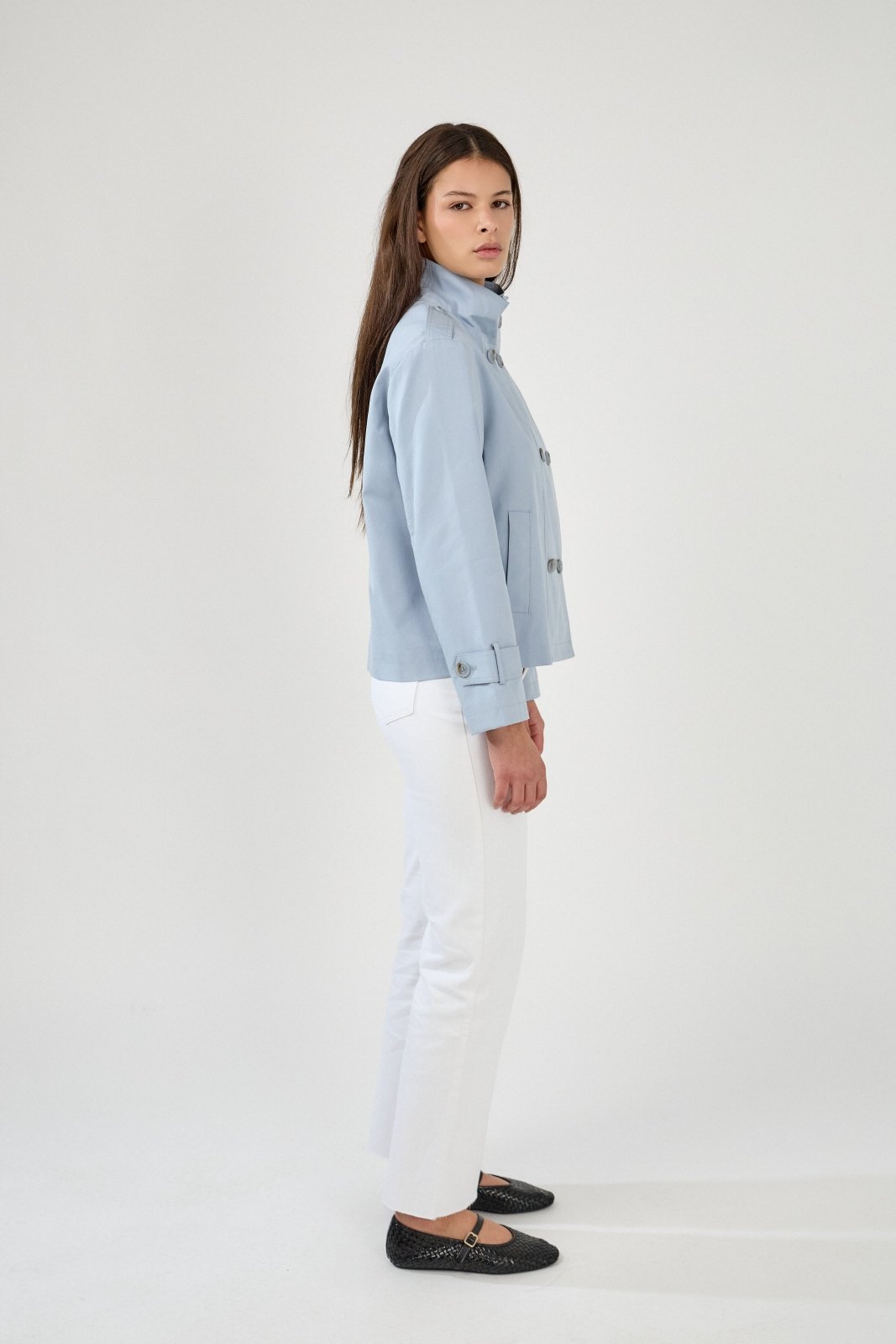 LYNARA - Veste Ciel - Escandelle (vue de profil droit)
#couleur_ciel
