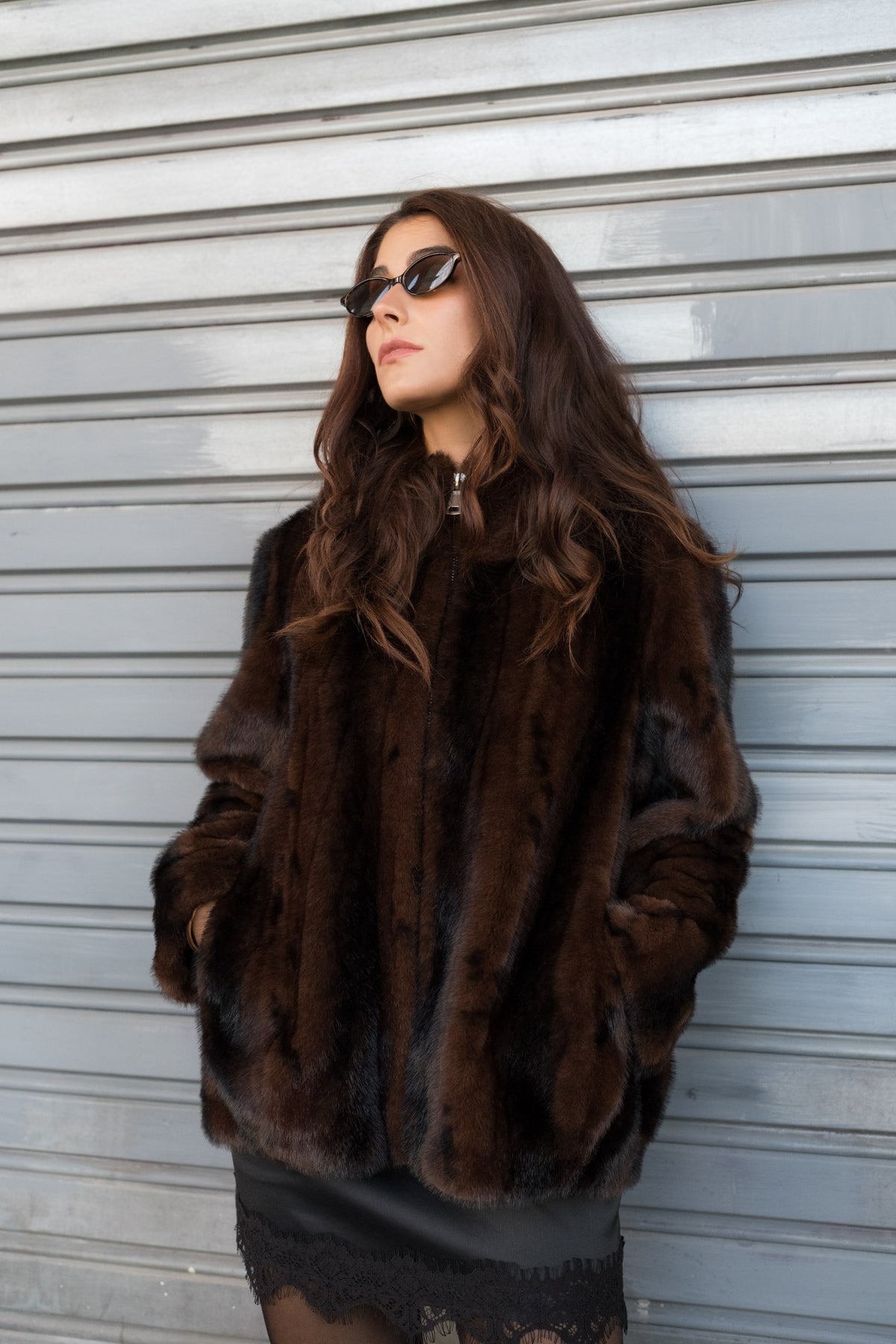 THALIE - Manteau Fausse Fourrure
