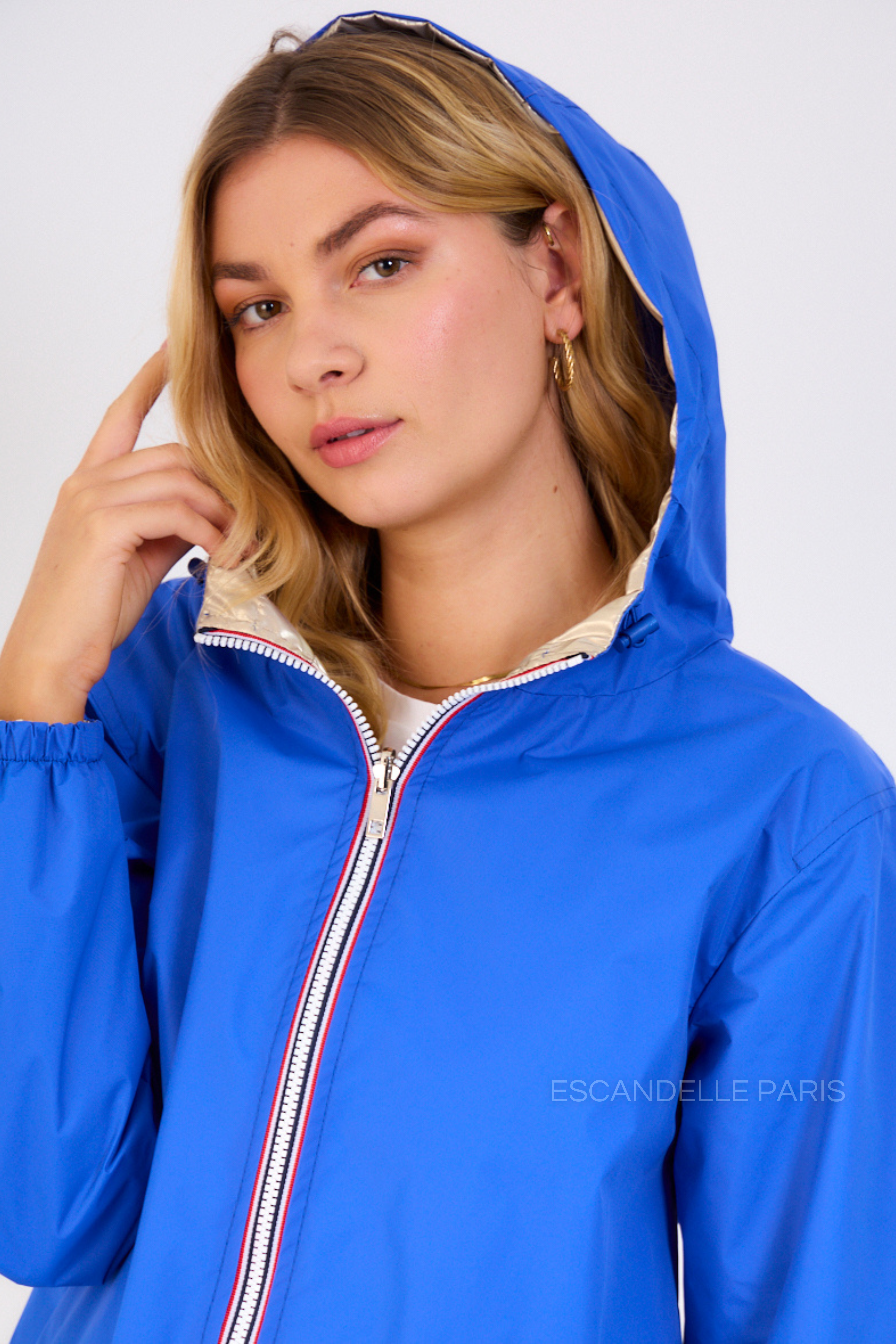 PARIS - Parka impermeable y reversible de longitud media