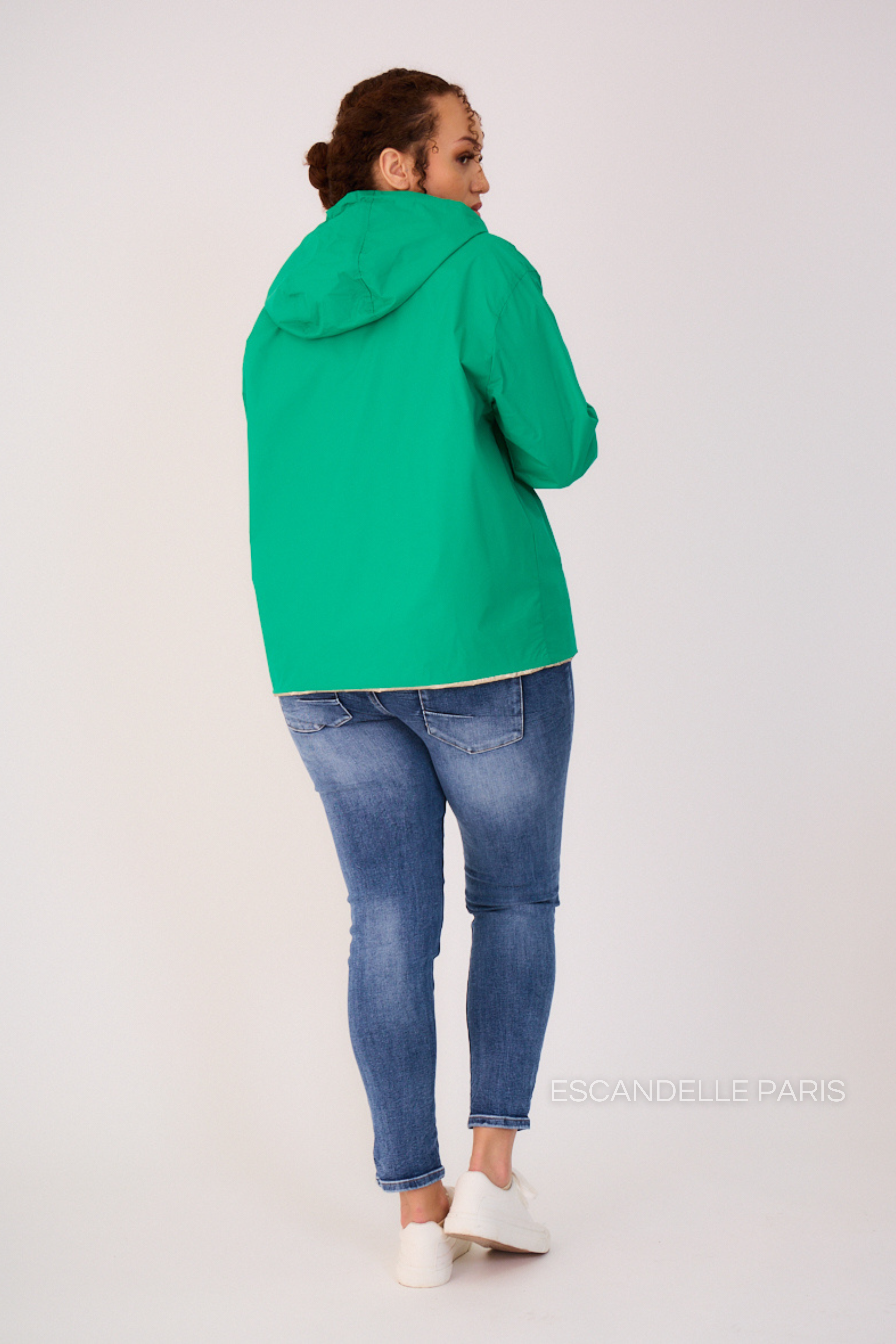 ABRIL - Parka corta reversible