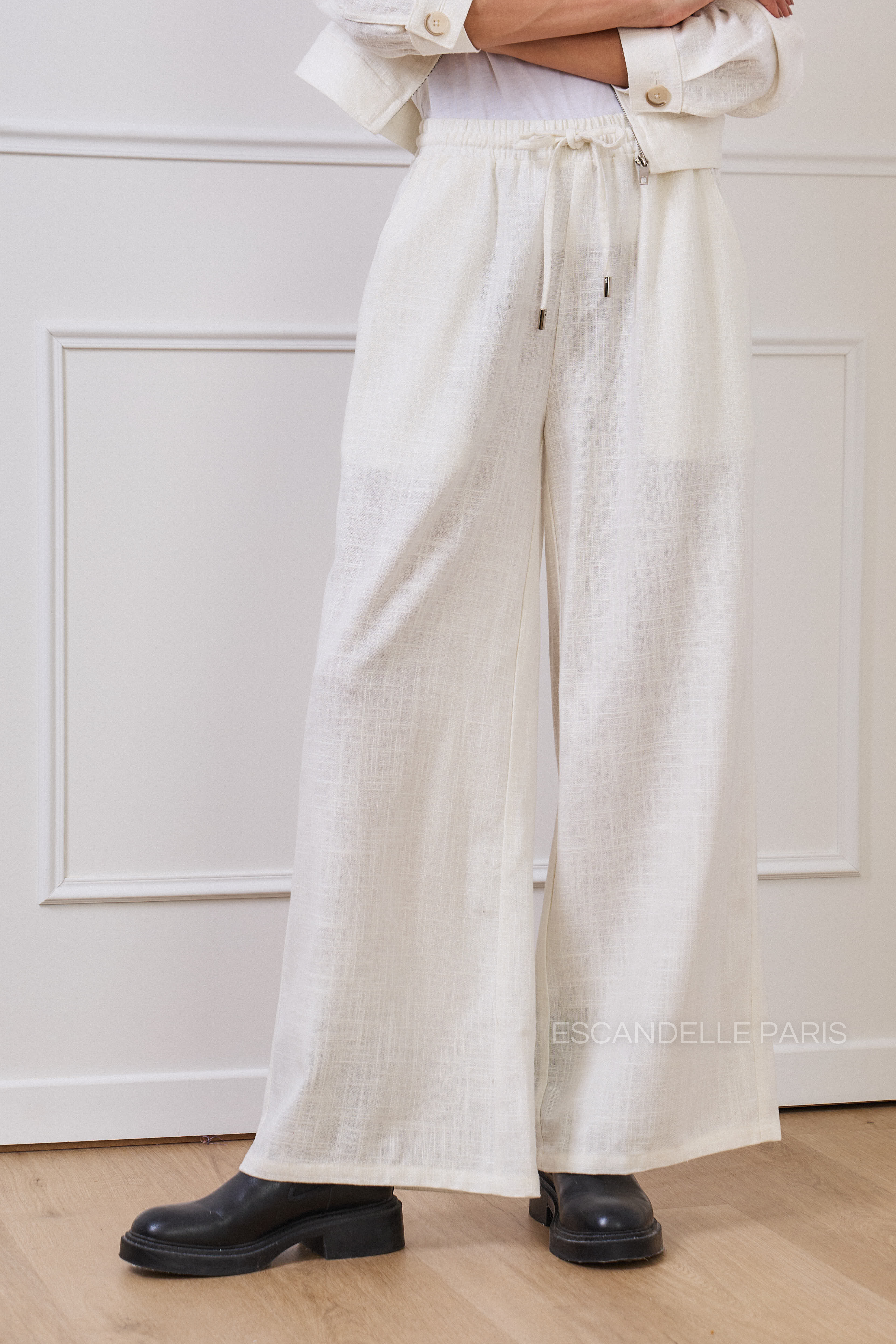 IMANI - Flowing linen pants