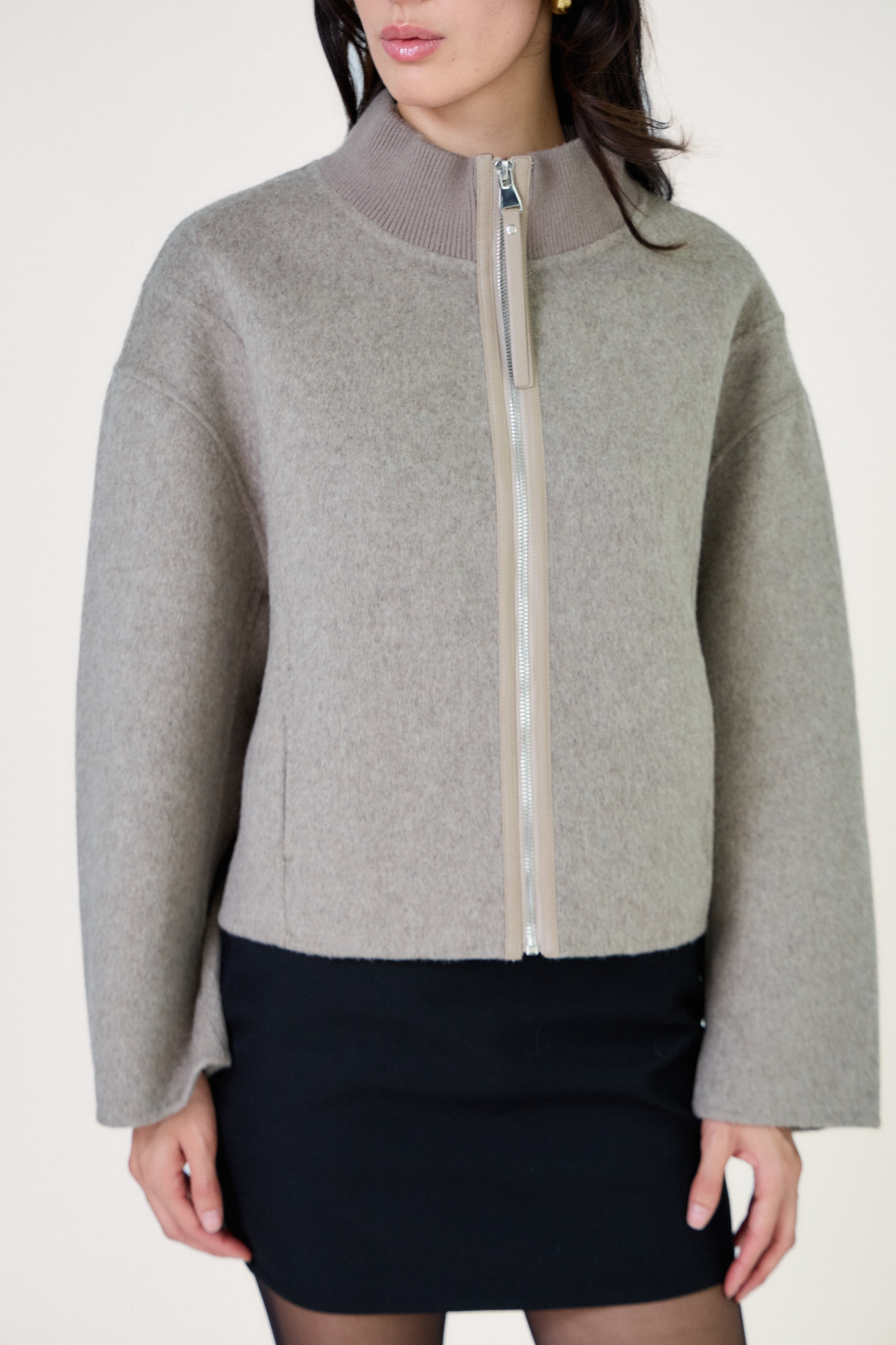 Veste willow beige en laine, coupe moderne
#couleur_beige