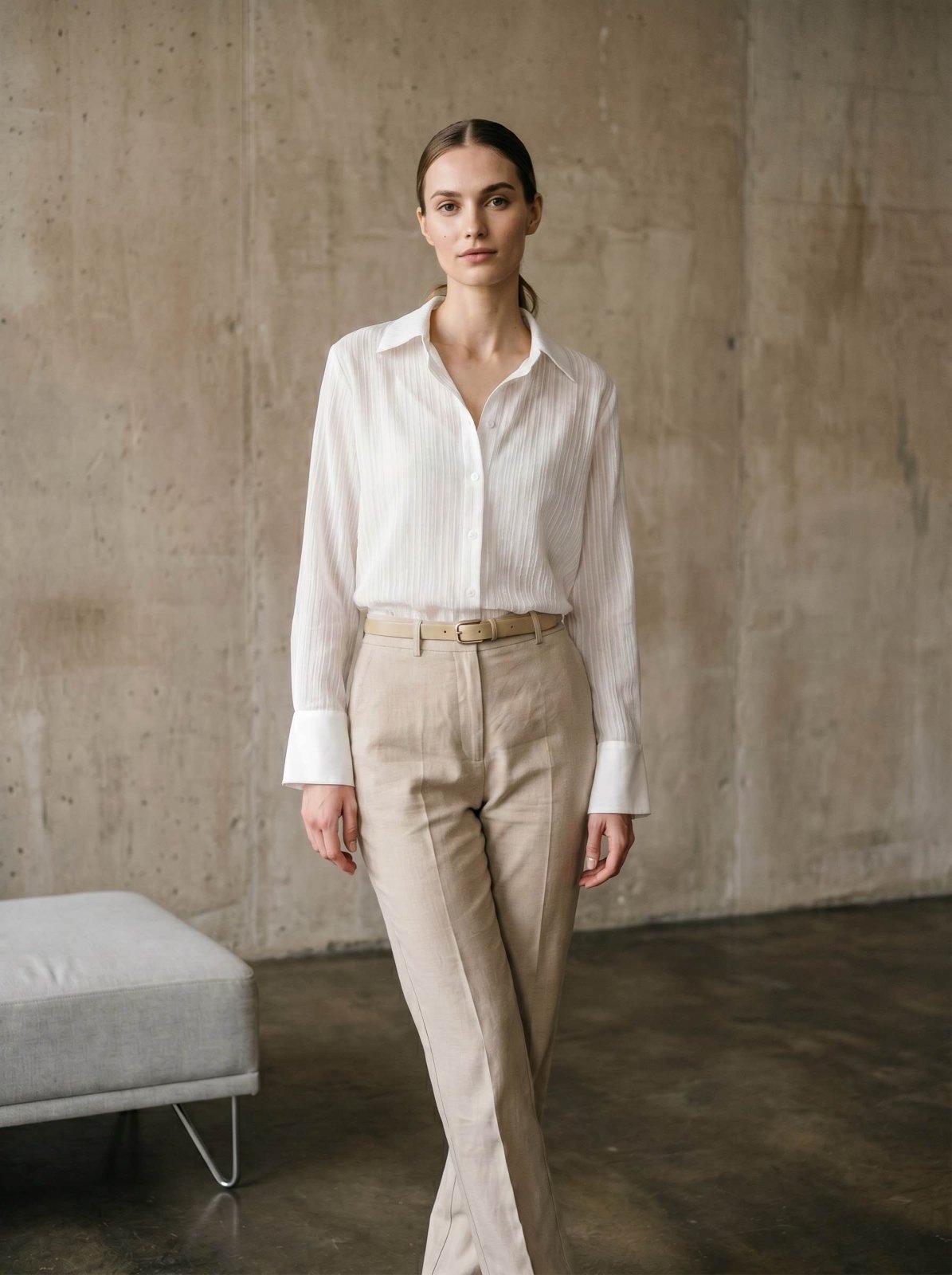 LORRAINE - Chemise Blanc - EscandelleParis