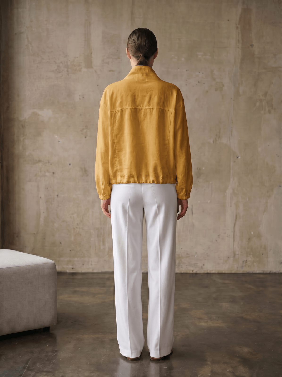 MONIQUE - Veste Safran - EscandelleParis