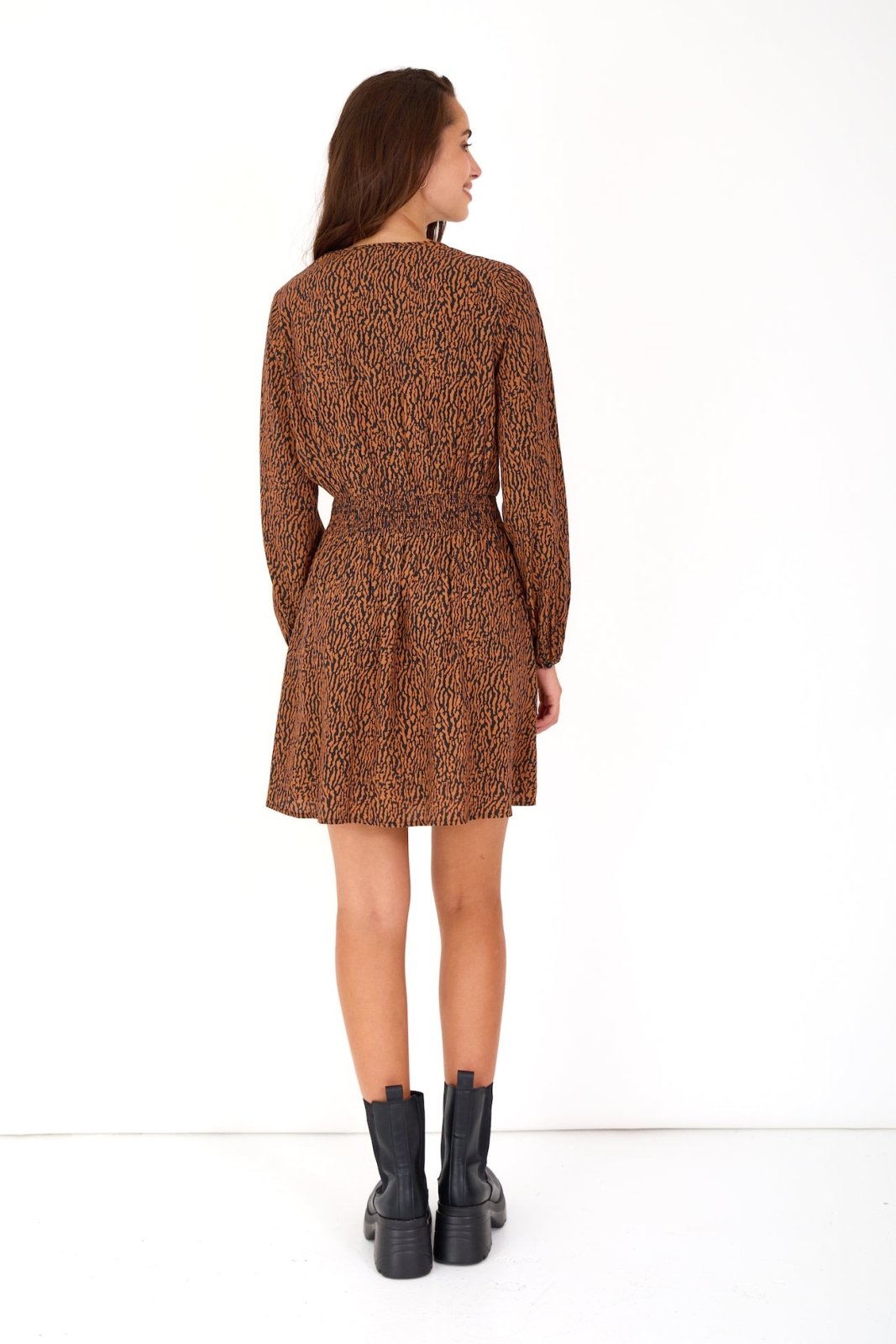 EMMAS- Robe Camel - Escandelle (Vue de dos)