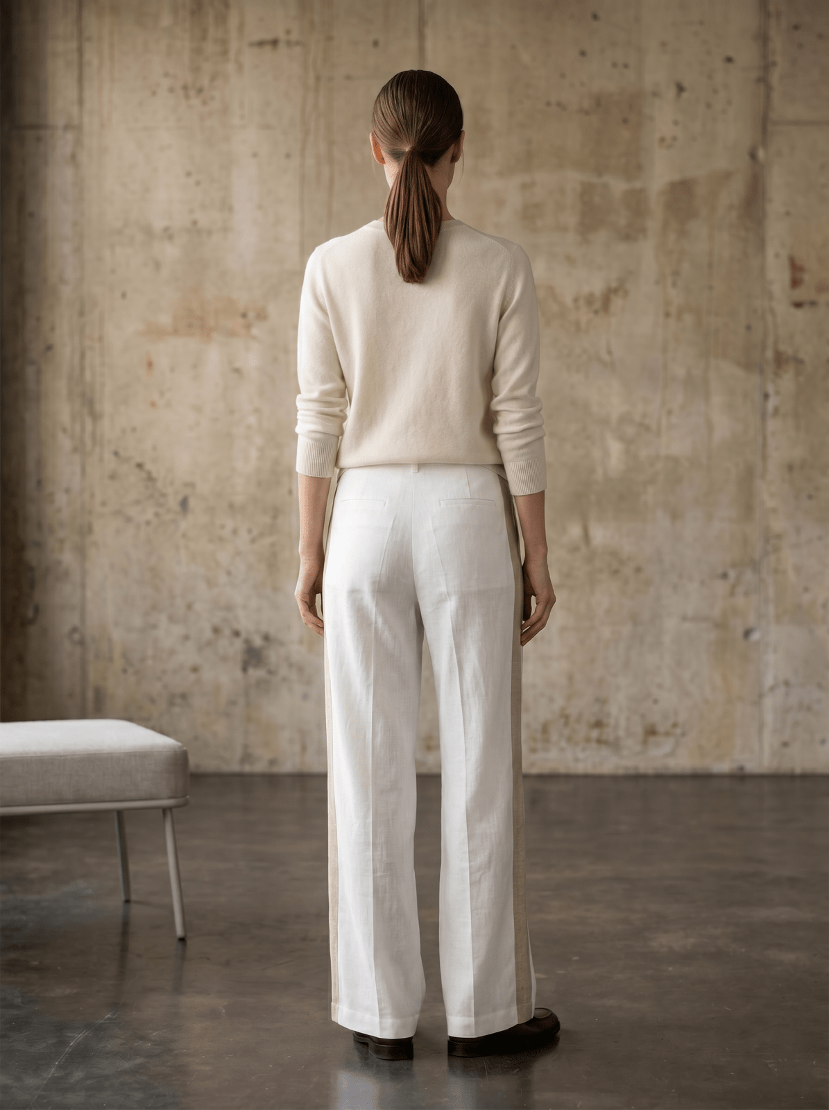 SOLVEIG - Pantalon Blanc - EscandelleParis