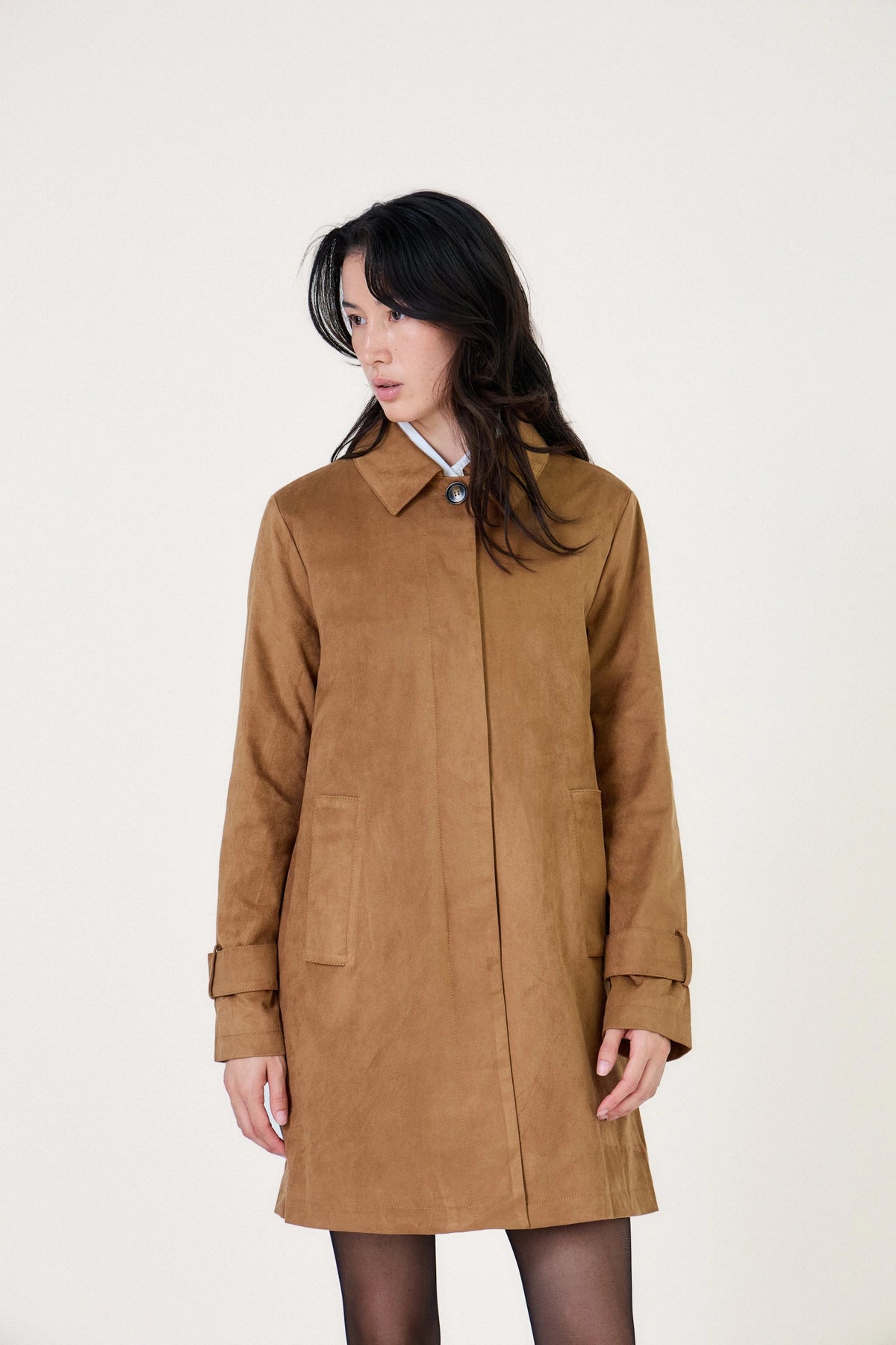 SYDNEY - Suede Trench