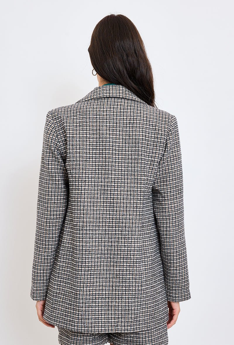 ELEA - Blazer Gris - Escandelle (Vue de dos)