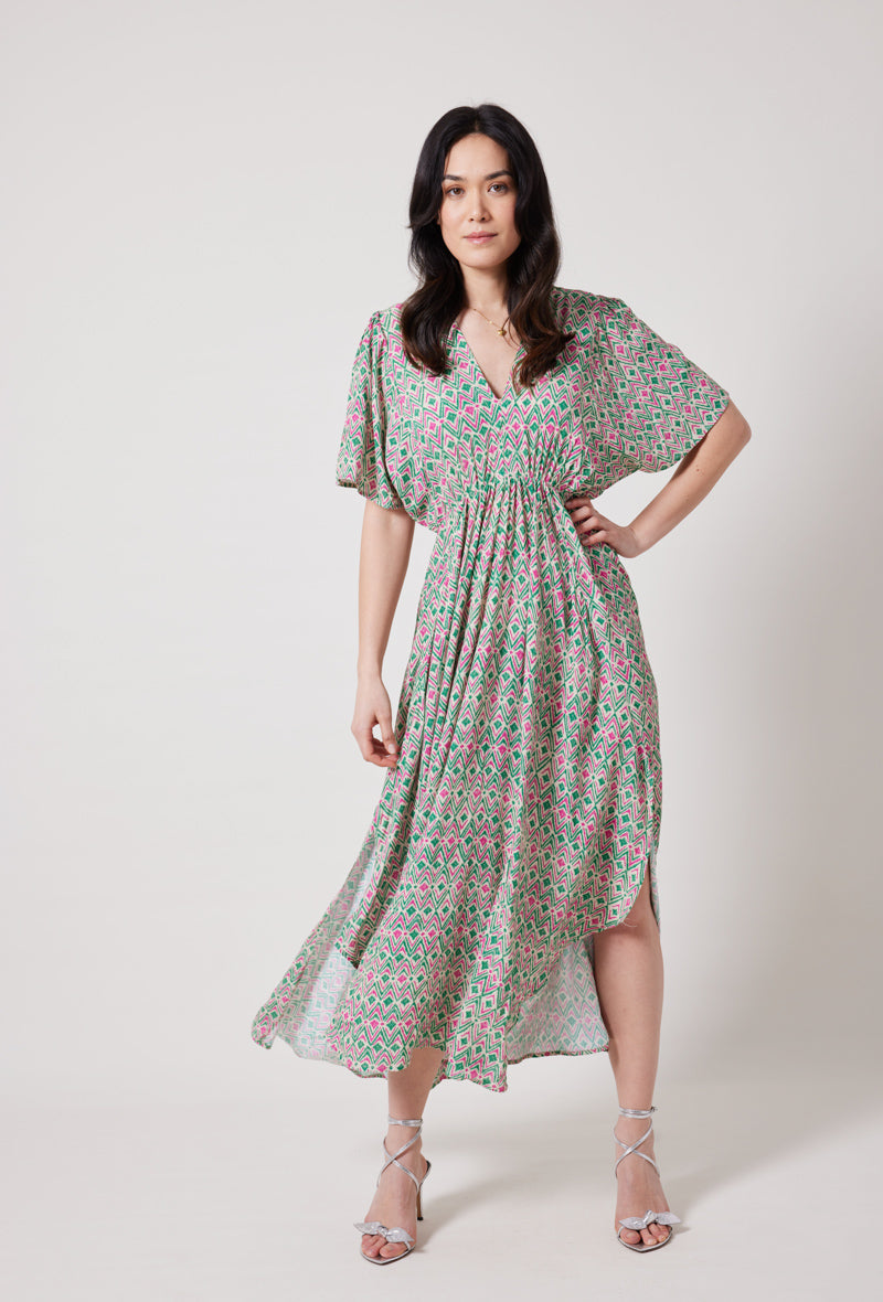 vestido largo estilo bohemio