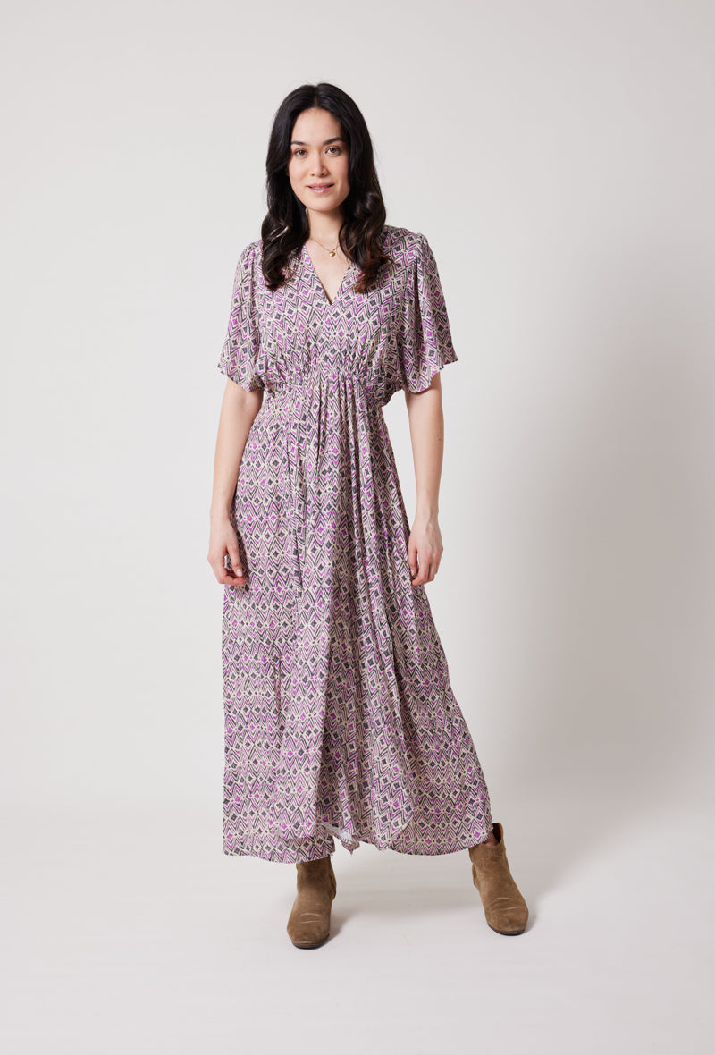 vestido largo estilo bohemio