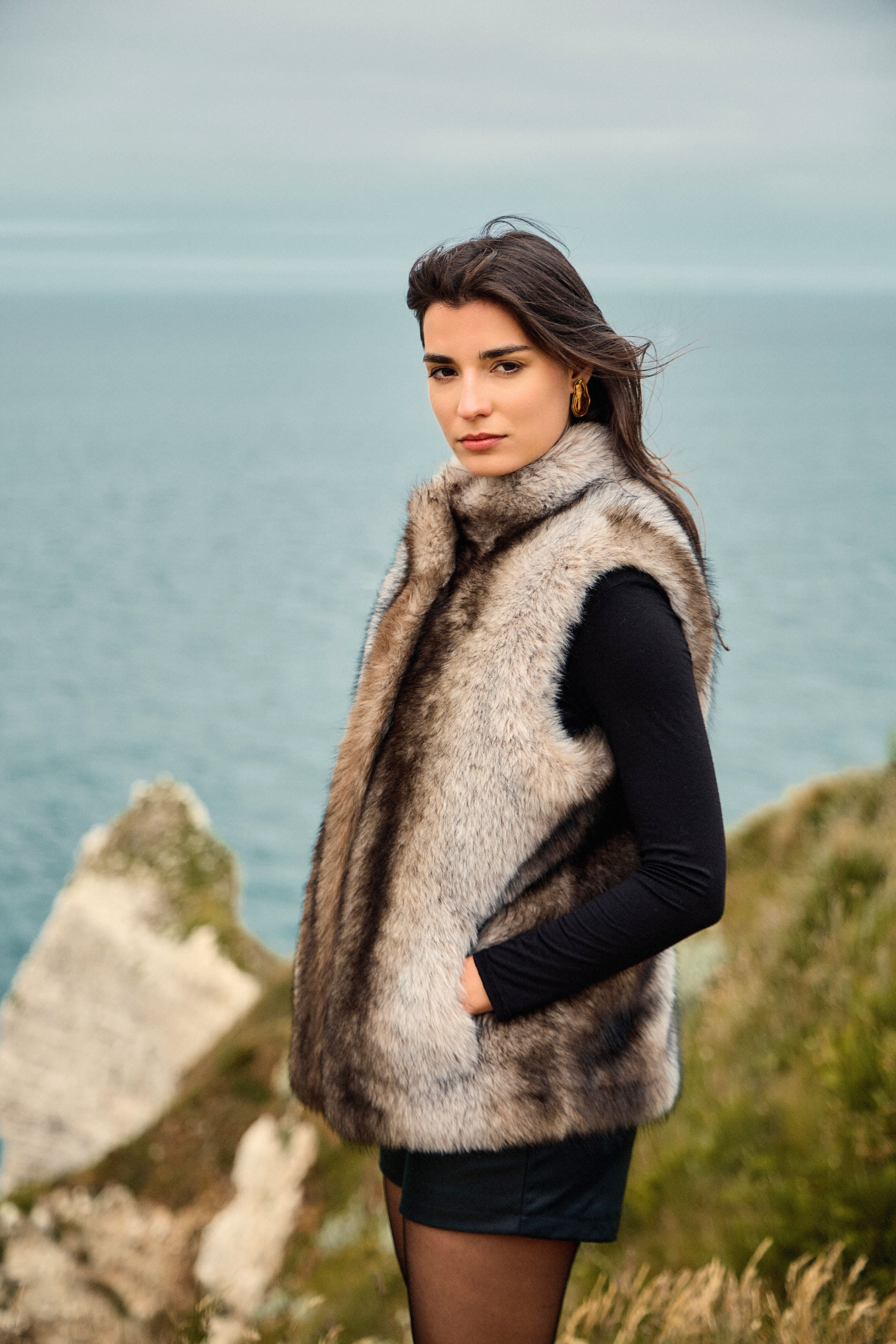 SABLE - Gilet sans manches