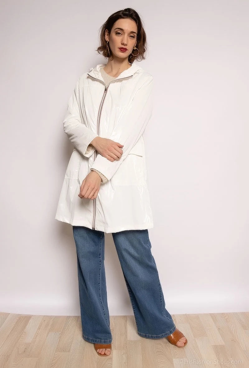 Veste longue imperméable