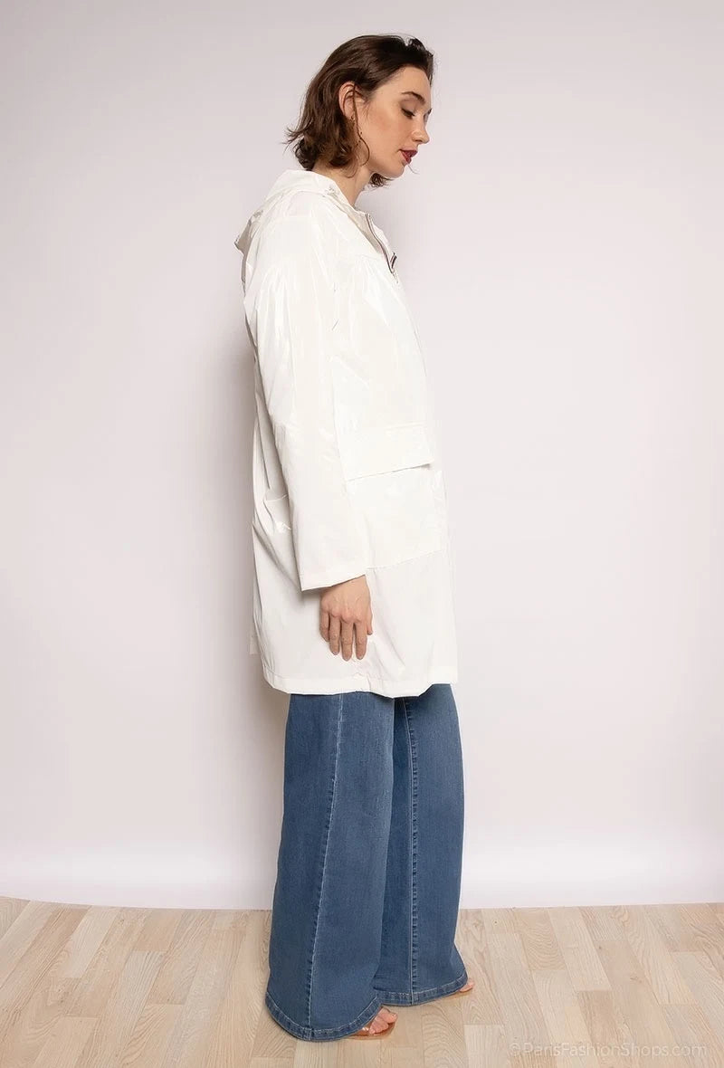 Veste longue imperméable