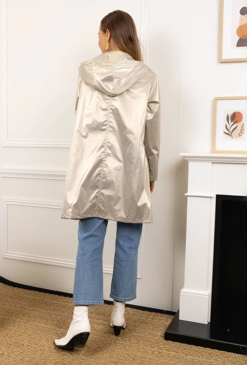 Veste longue imperméable
