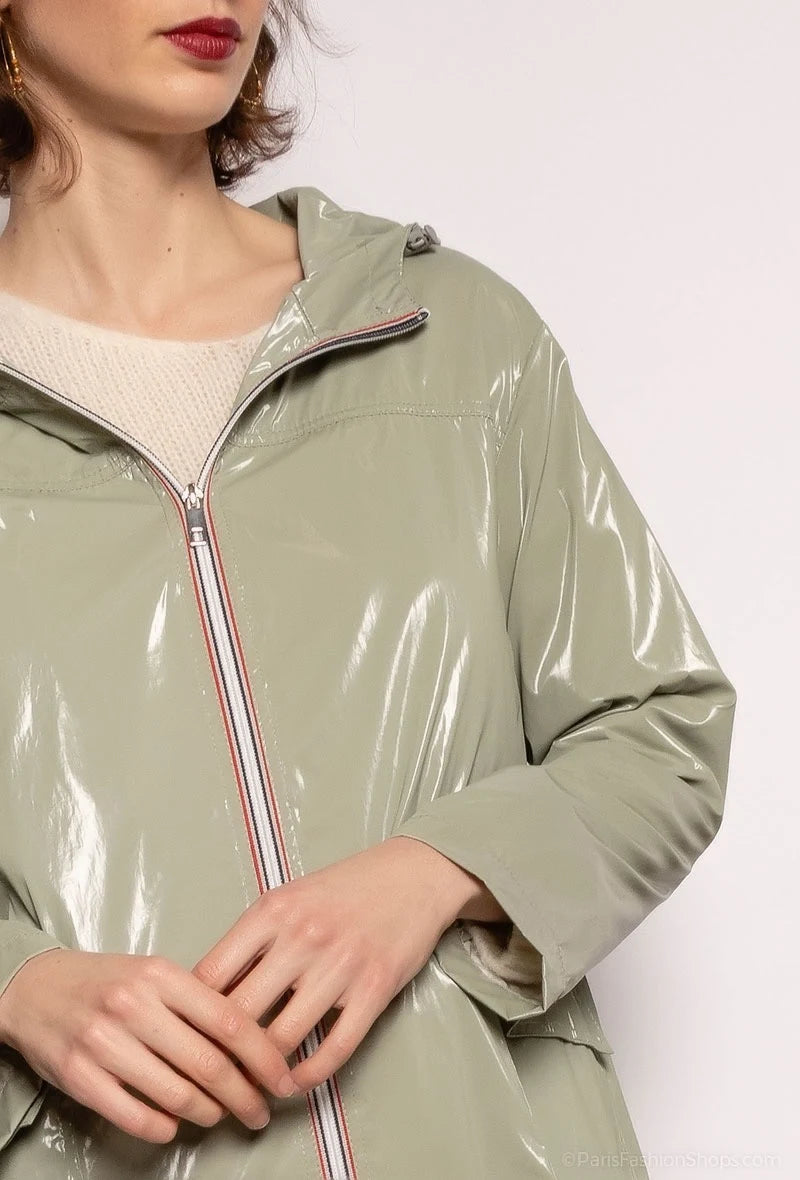 Veste longue imperméable